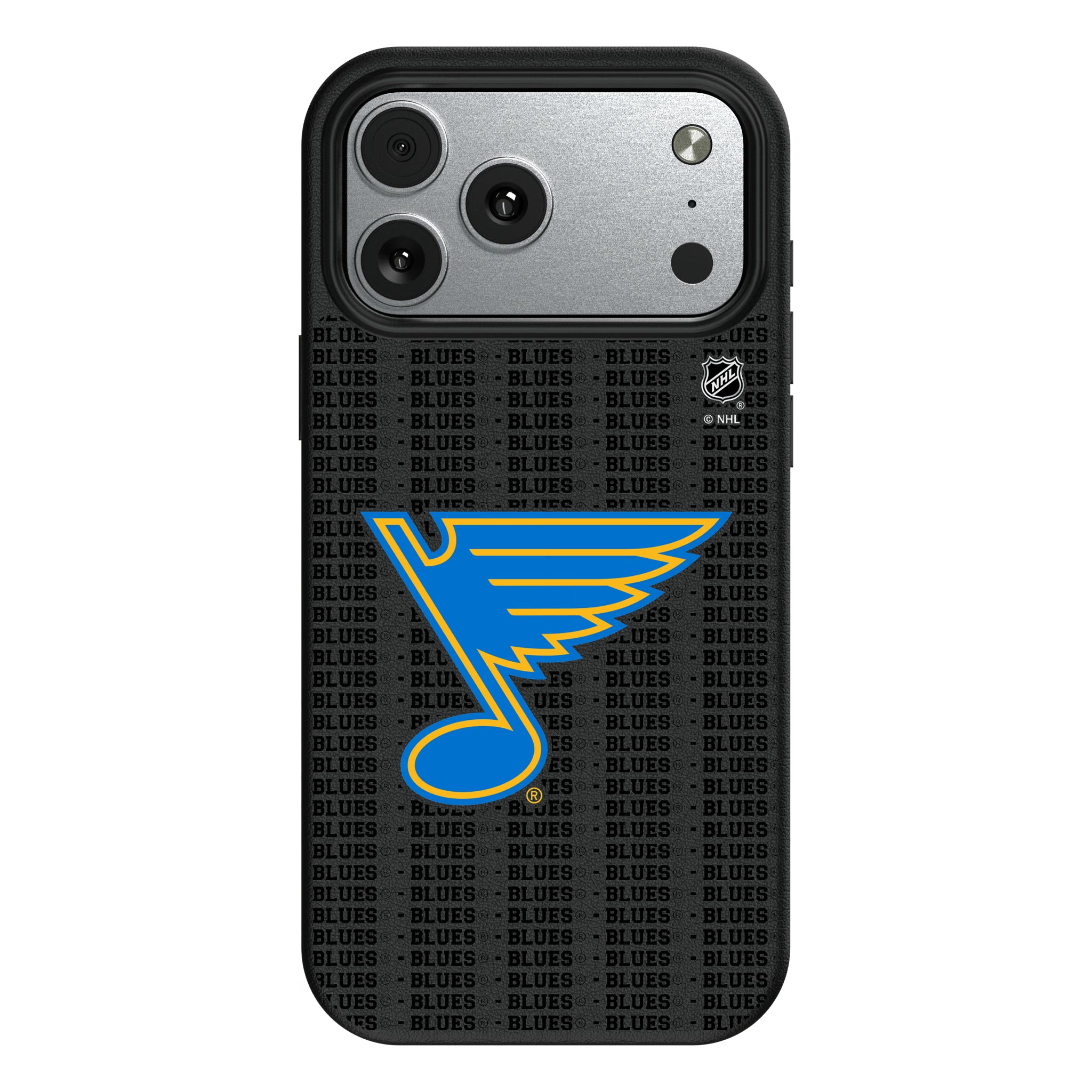 St. Louis Blues Text Backdrop iPhone MagSafe Compatible Phone Case for Apple iPhone#Device_iPhone 17 Pro Max