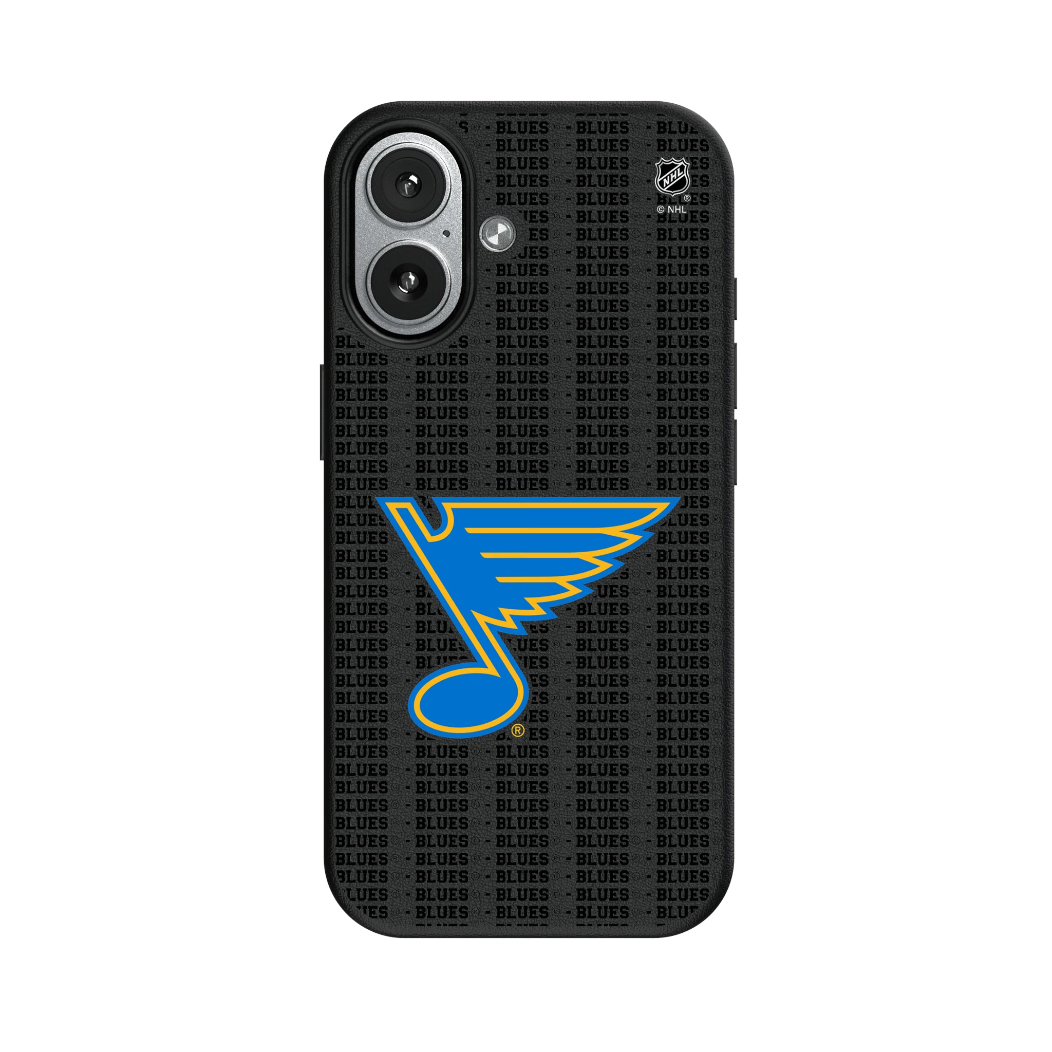 St. Louis Blues Text Backdrop iPhone MagSafe Compatible Phone Case for Apple iPhone#Device_iPhone 17
