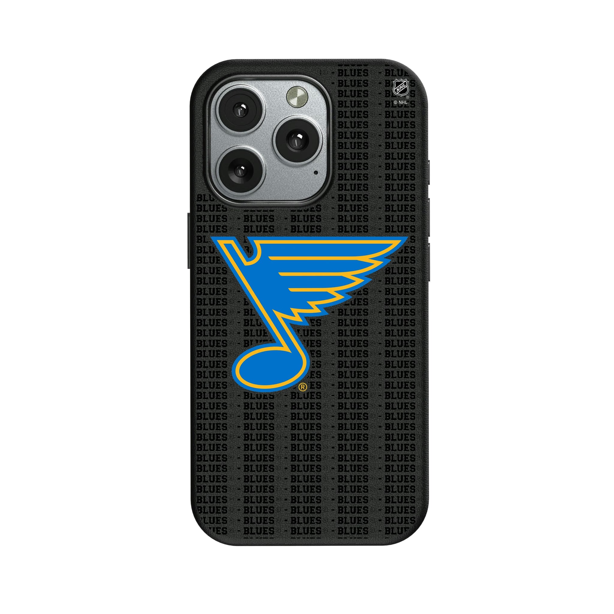 St. Louis Blues Text Backdrop iPhone MagSafe Compatible Phone Case for Apple iPhone
