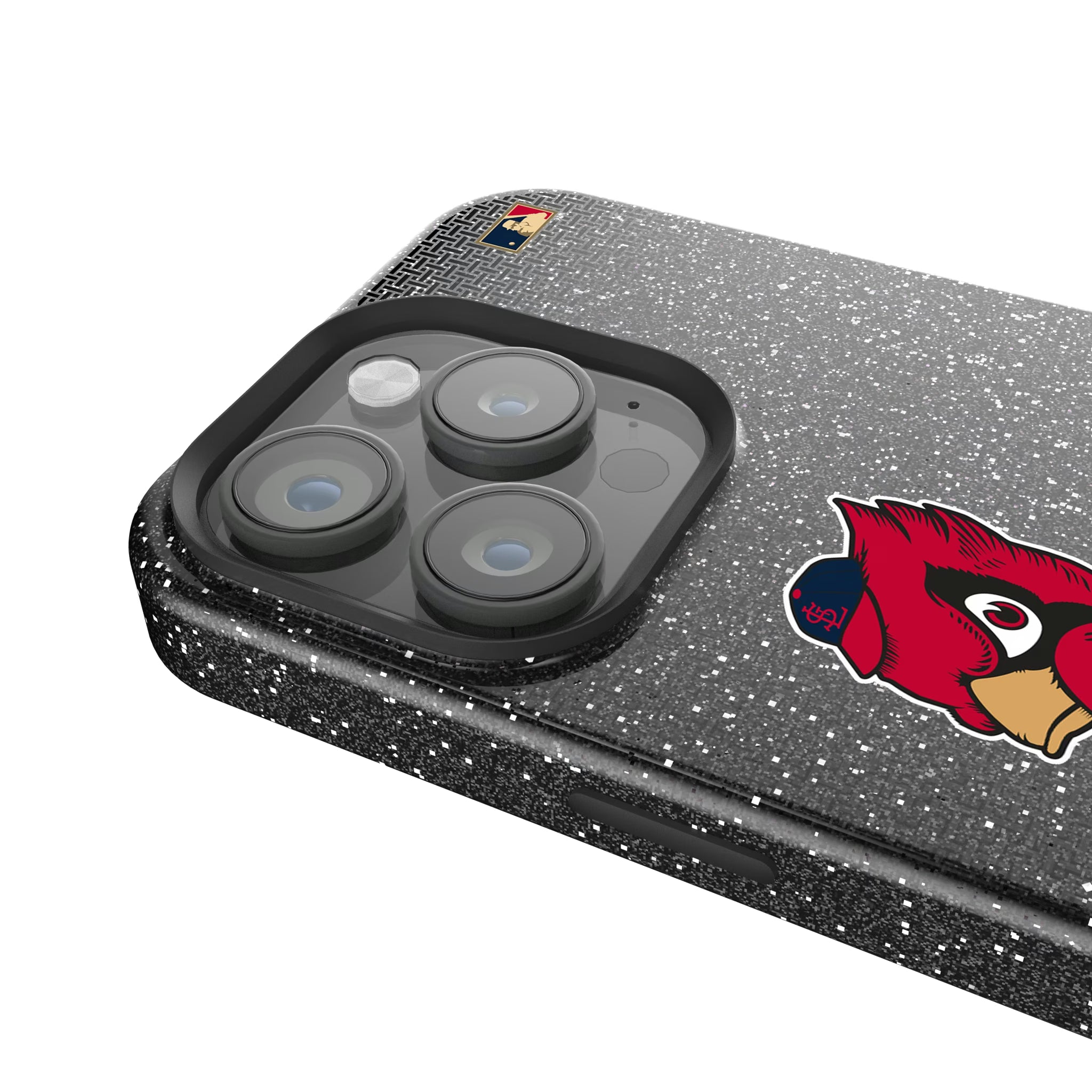 St Louis Cardinals 1950s - Cooperstown Collection Linen iPhone Bling Phone Case for Apple iPhone - Detail
