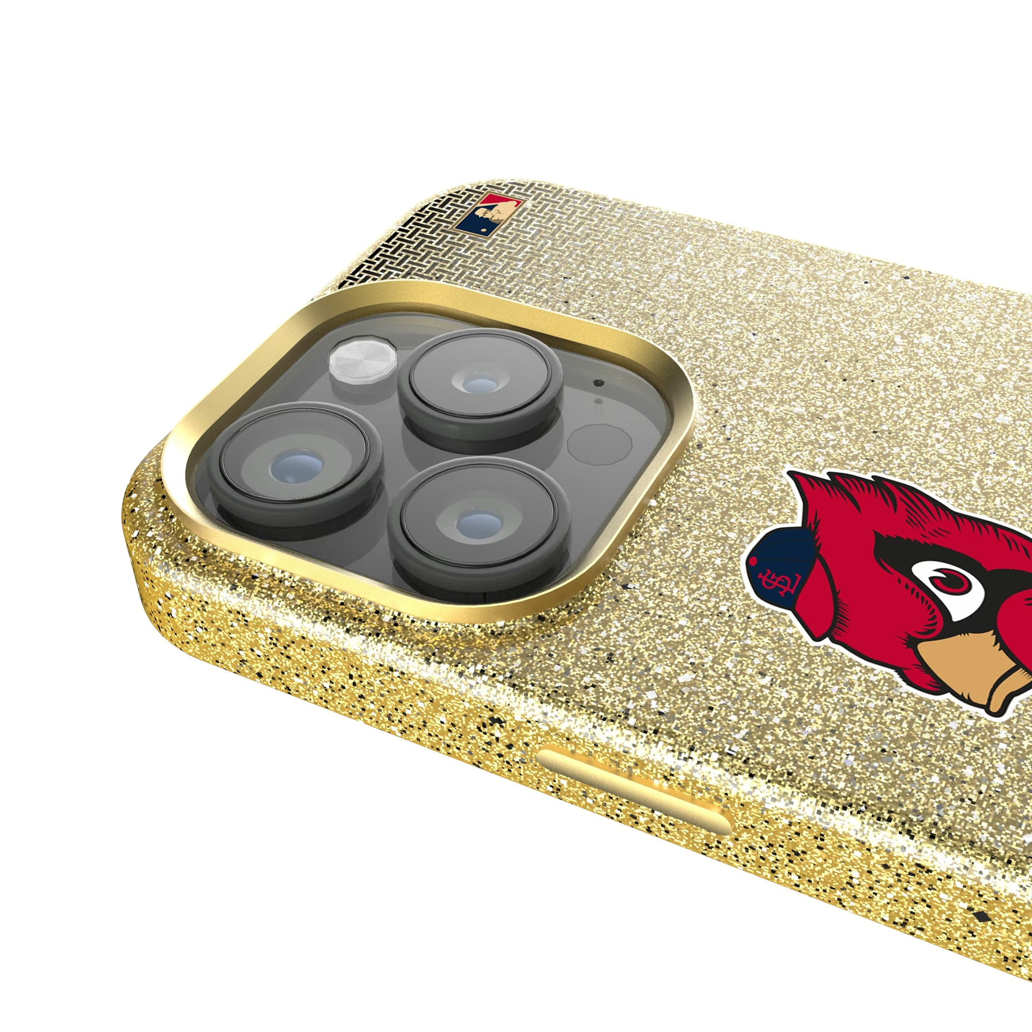 St Louis Cardinals 1950s - Cooperstown Collection Linen iPhone Bling Phone Case for Apple iPhone - Detail