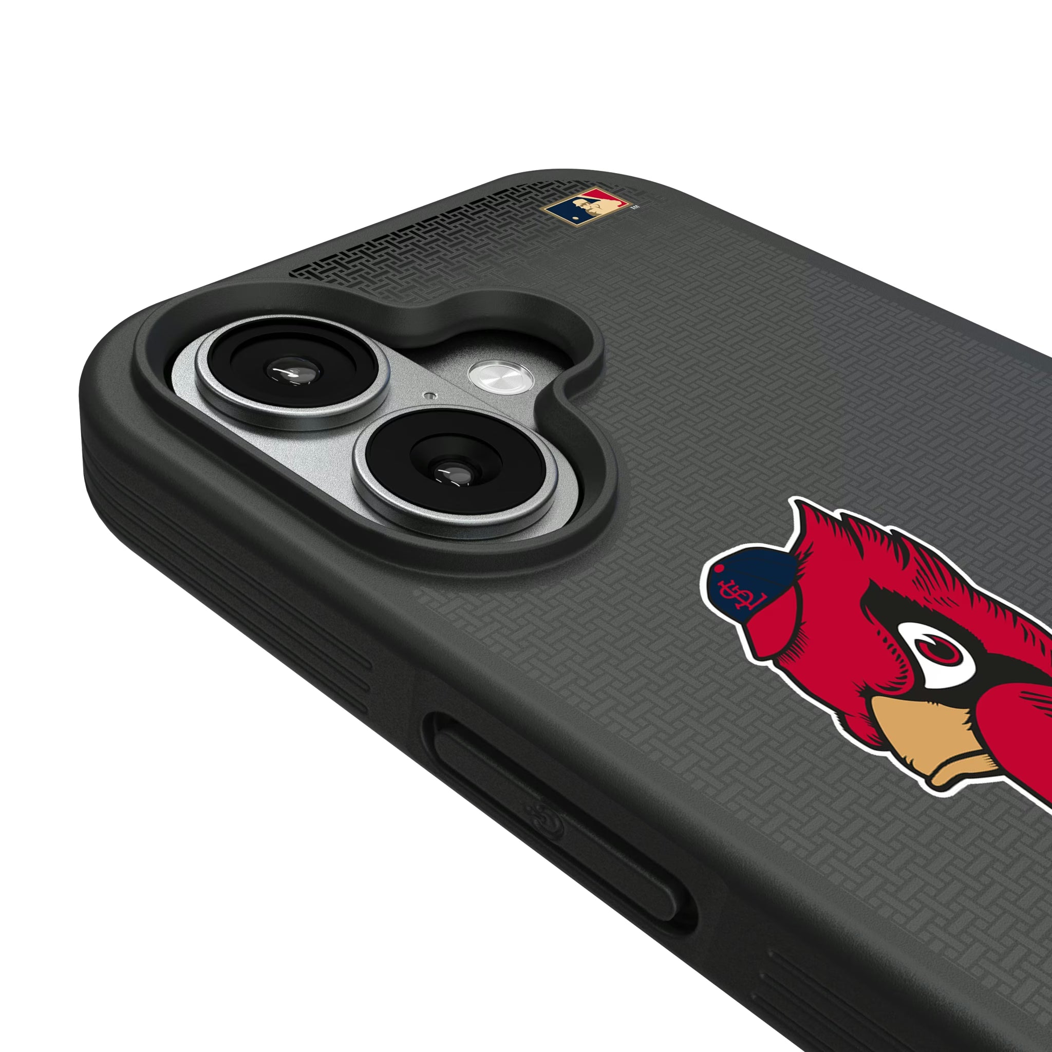 St Louis Cardinals 1950s - Cooperstown Collection Linen iPhone Bump Phone Case for Apple iPhone - Detail#Device_iPhone 17