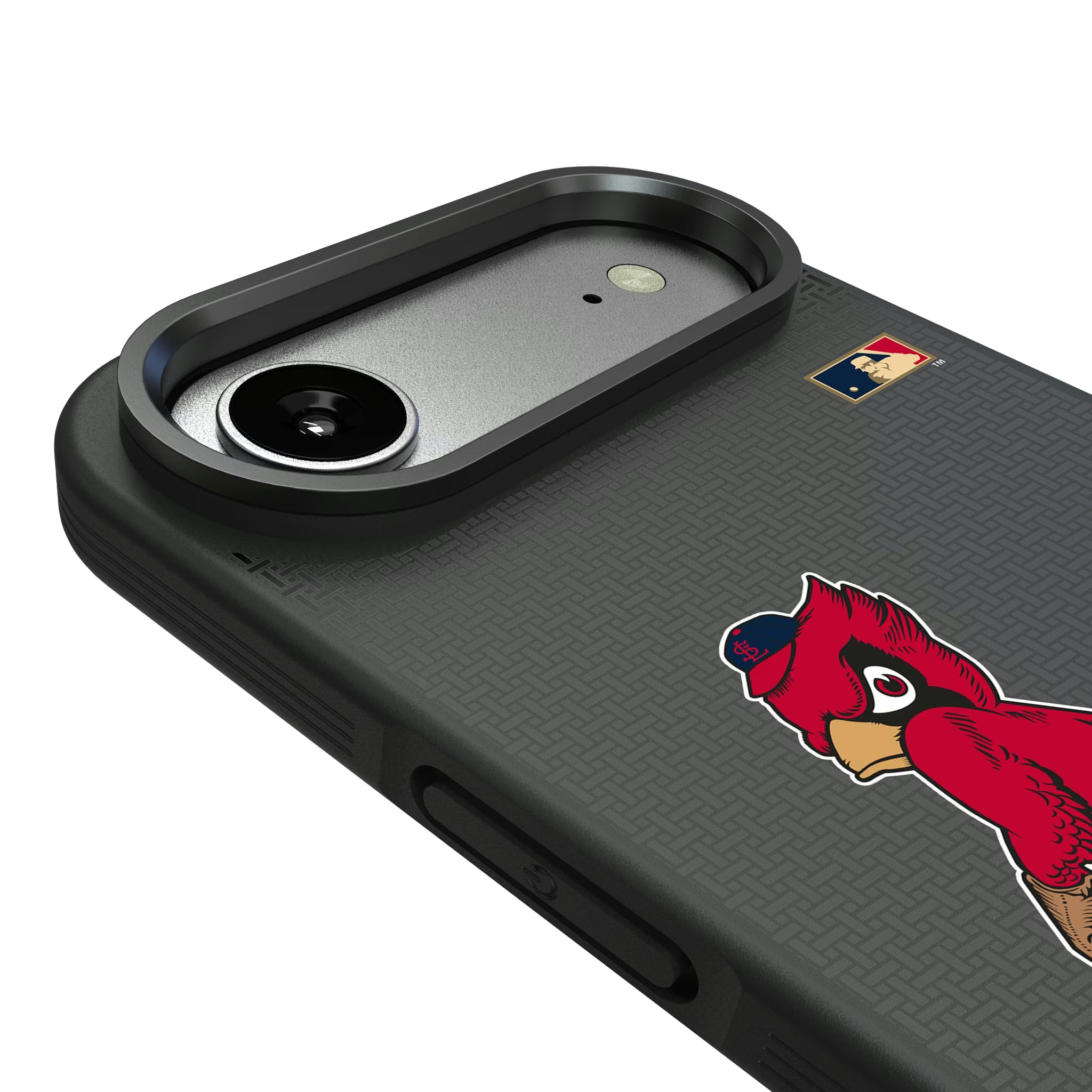 St Louis Cardinals 1950s - Cooperstown Collection Linen iPhone Bump Phone Case for Apple iPhone - Detail#Device_iPhone Air