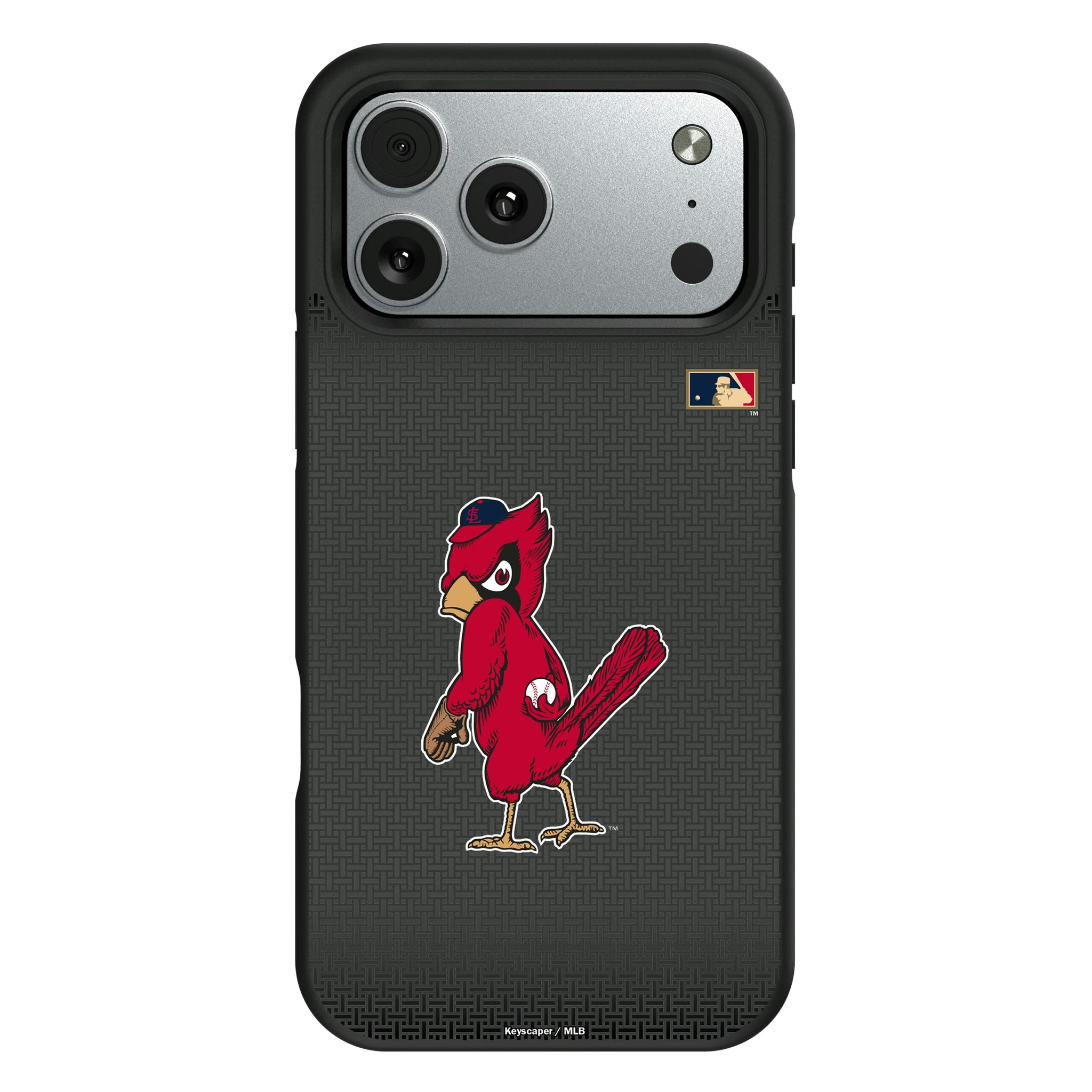 St Louis Cardinals 1950s - Cooperstown Collection Linen iPhone Bump Phone Case for Apple iPhone#Device_iPhone 17 Pro Max