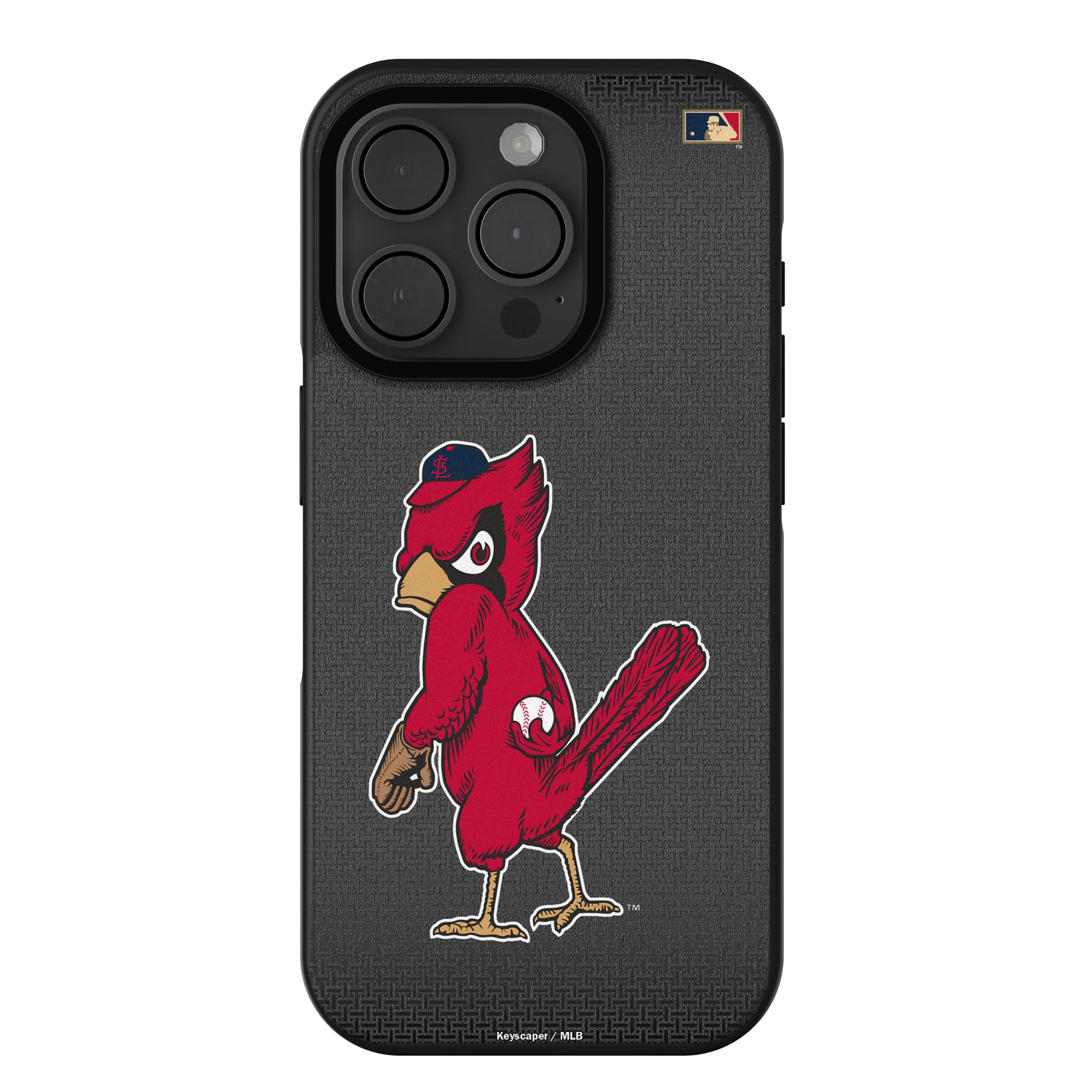 St Louis Cardinals 1950s - Cooperstown Collection Linen iPhone Bump Phone Case for Apple iPhone