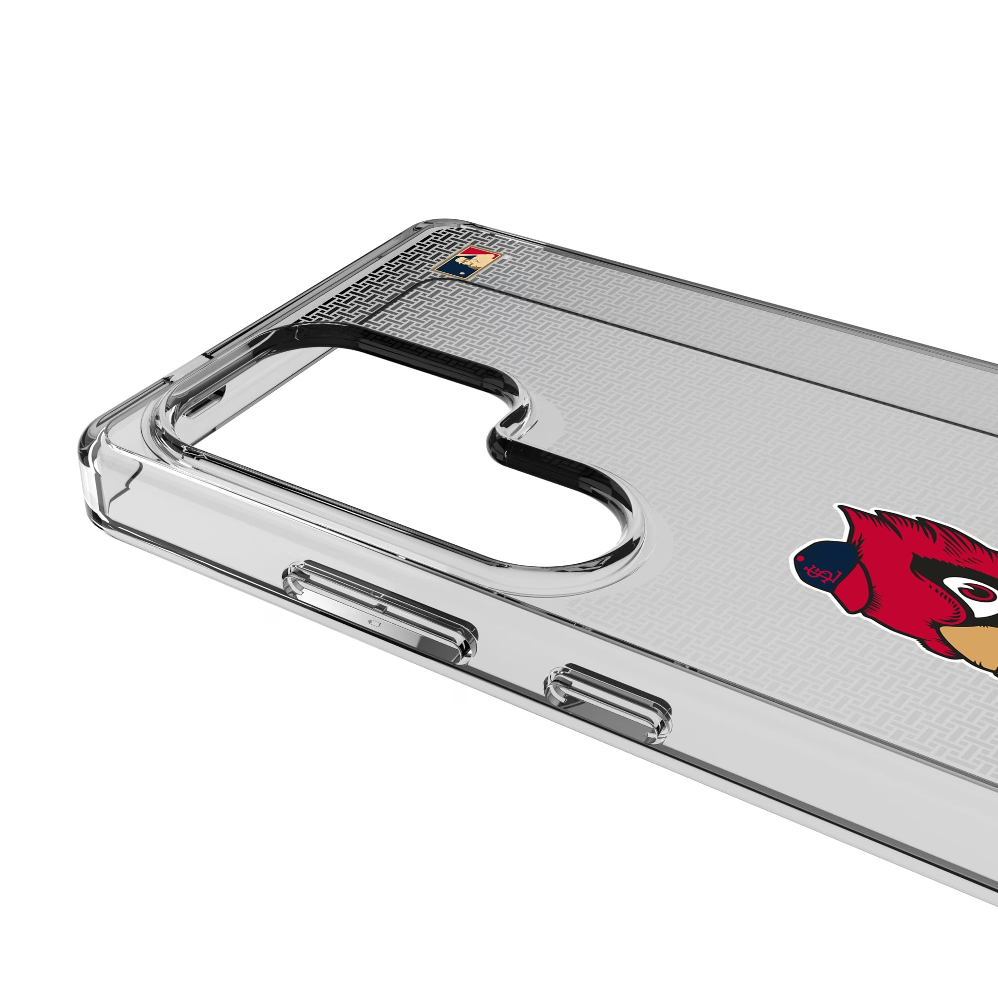 St Louis Cardinals 1950s - Cooperstown Collection Linen Galaxy Clear Phone Case for Samsung Galaxy - Detail