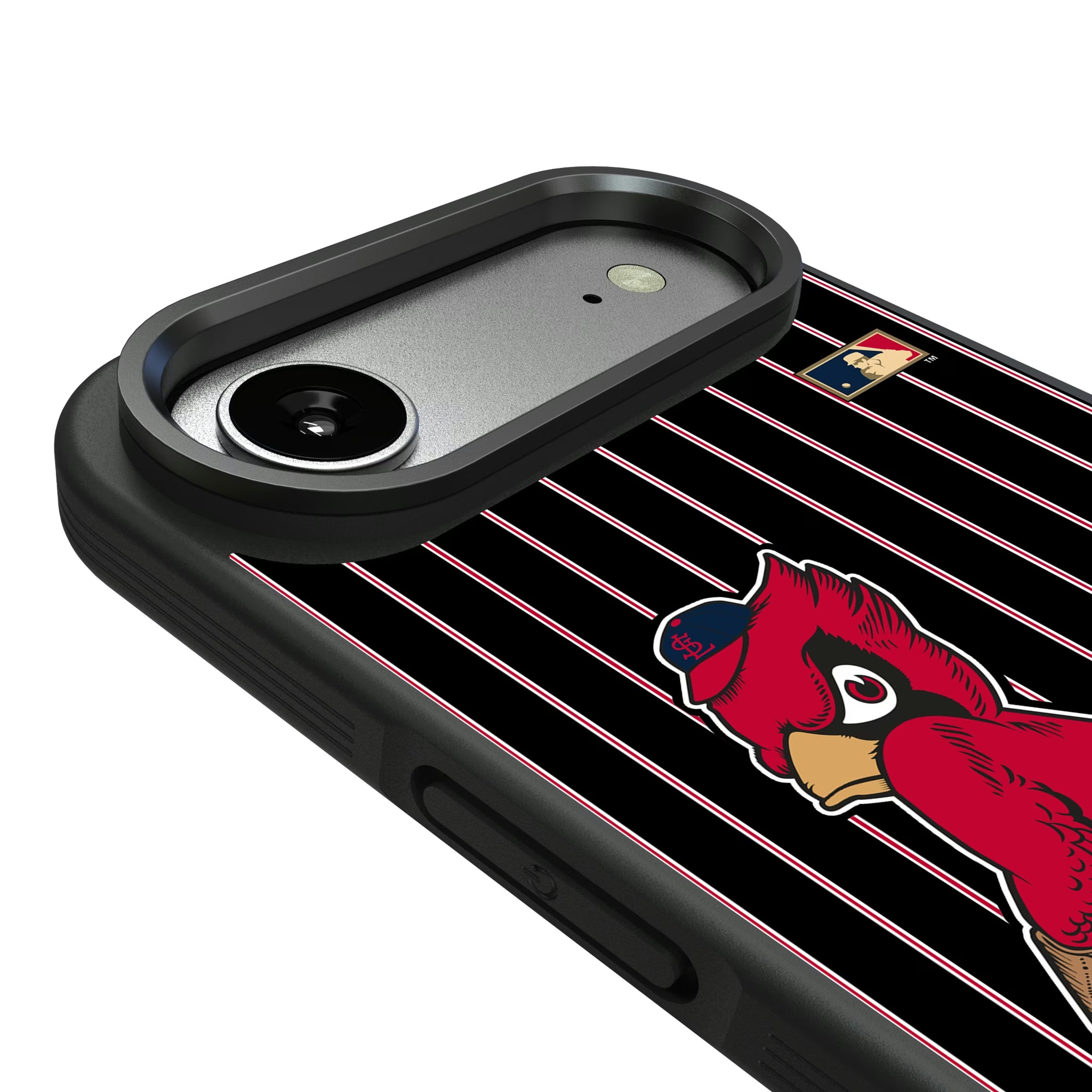 St Louis Cardinals 1950s - Cooperstown Collection Pinstripe iPhone Bump Phone Case for Apple iPhone - Detail#Device_iPhone Air