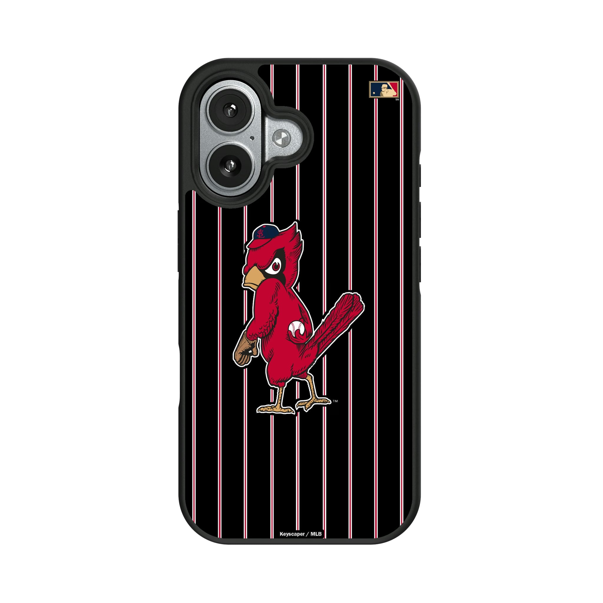 St Louis Cardinals 1950s - Cooperstown Collection Pinstripe iPhone Bump Phone Case for Apple iPhone#Device_iPhone 17