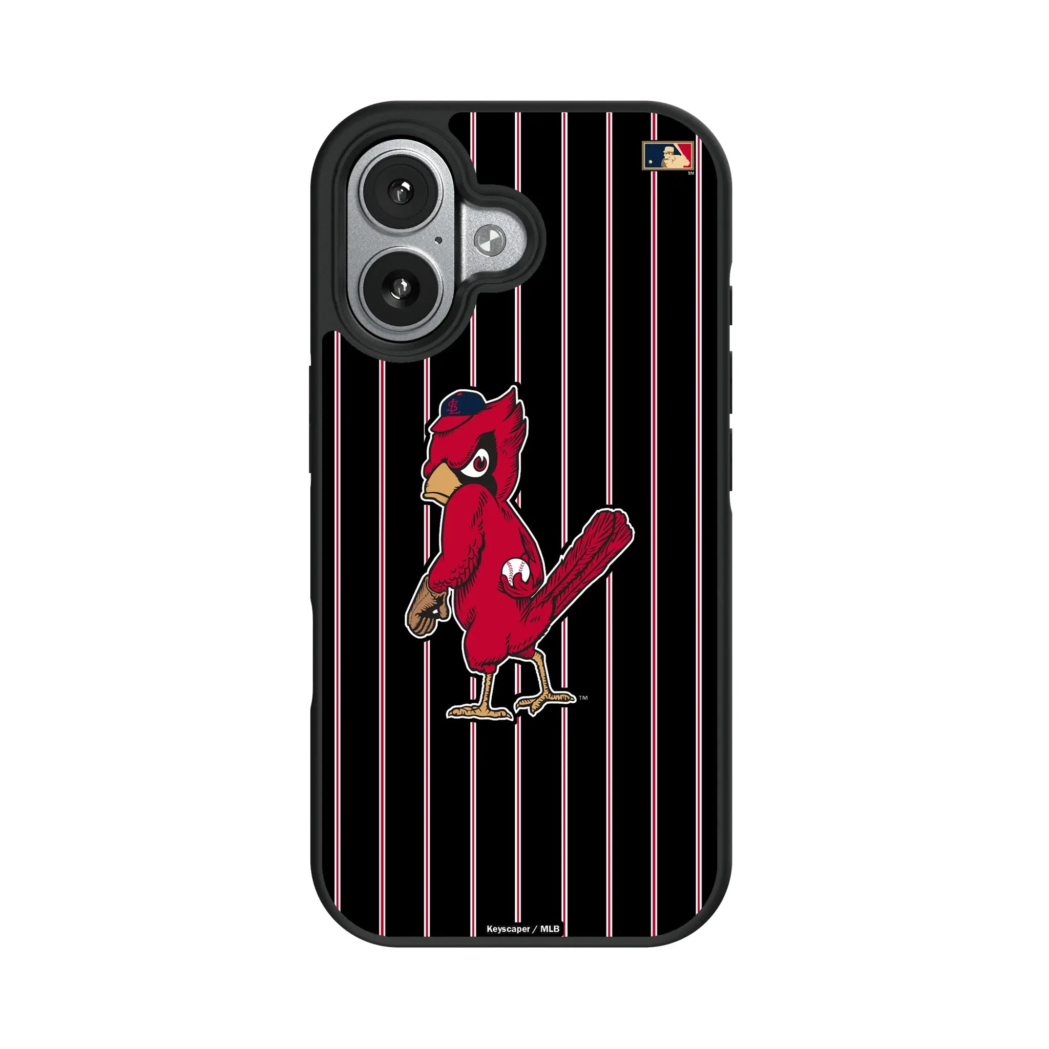 St Louis Cardinals 1950s - Cooperstown Collection Pinstripe iPhone Bump Phone Case for Apple iPhone#Device_iPhone 17
