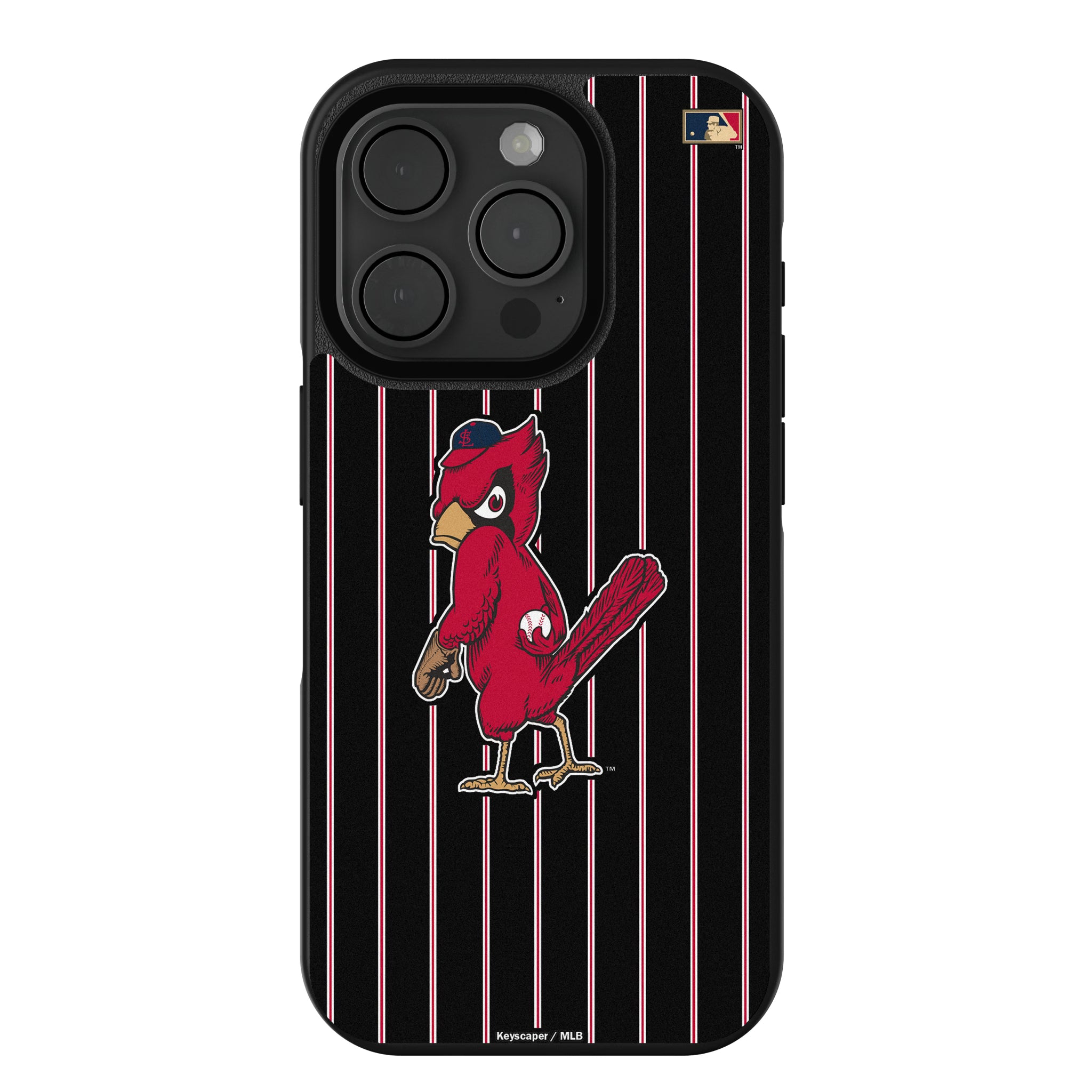 St Louis Cardinals 1950s - Cooperstown Collection Pinstripe iPhone Bump Phone Case for Apple iPhone
