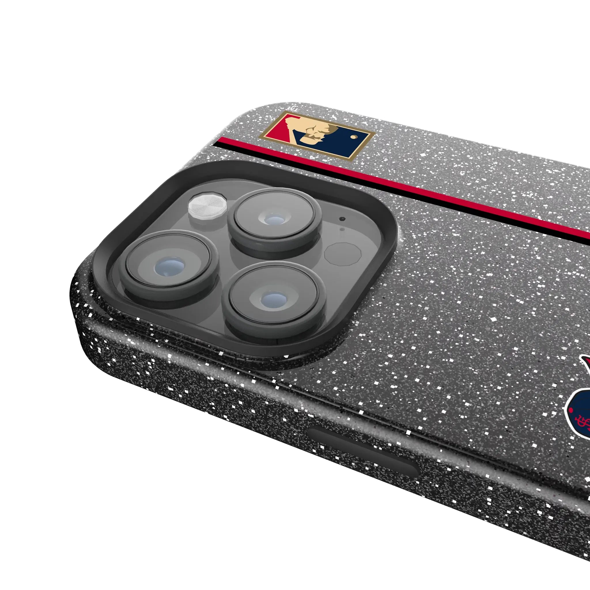 St Louis Cardinals 1950s - Cooperstown Collection Sidebar iPhone Bling Phone Case for Apple iPhone - Detail