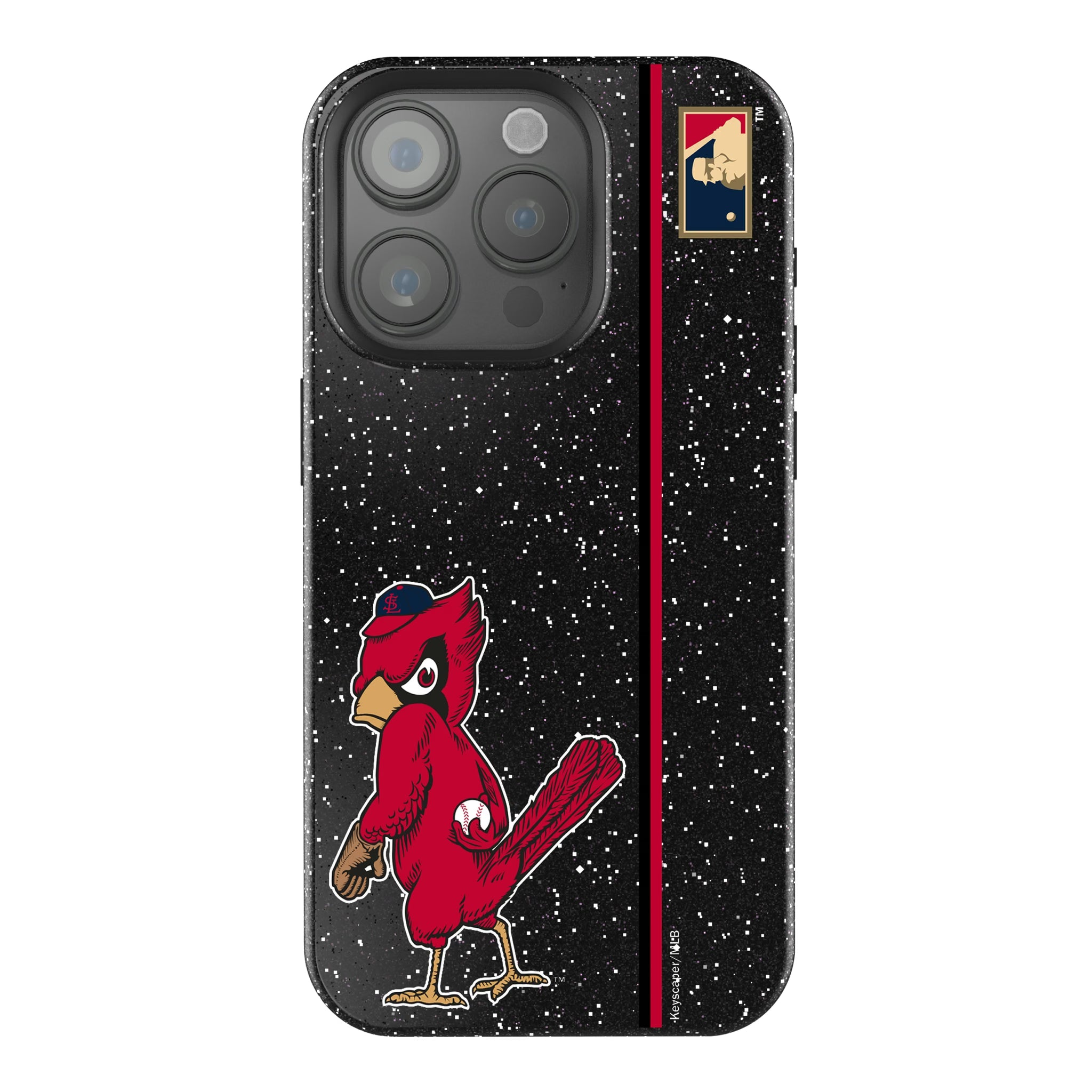 St Louis Cardinals 1950s - Cooperstown Collection Sidebar iPhone Bling Phone Case for Apple iPhone