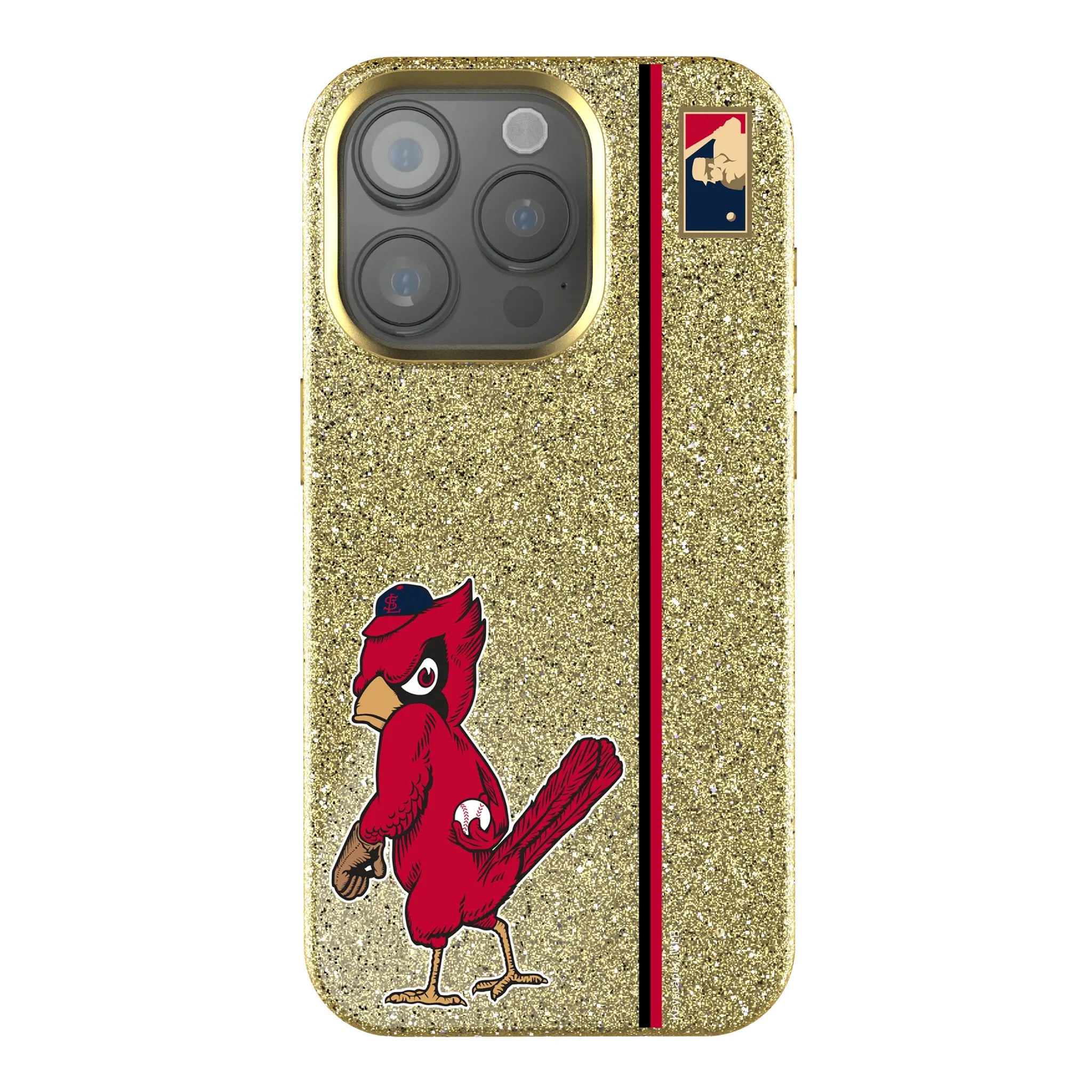 St Louis Cardinals 1950s - Cooperstown Collection Sidebar iPhone Bling Phone Case for Apple iPhone
