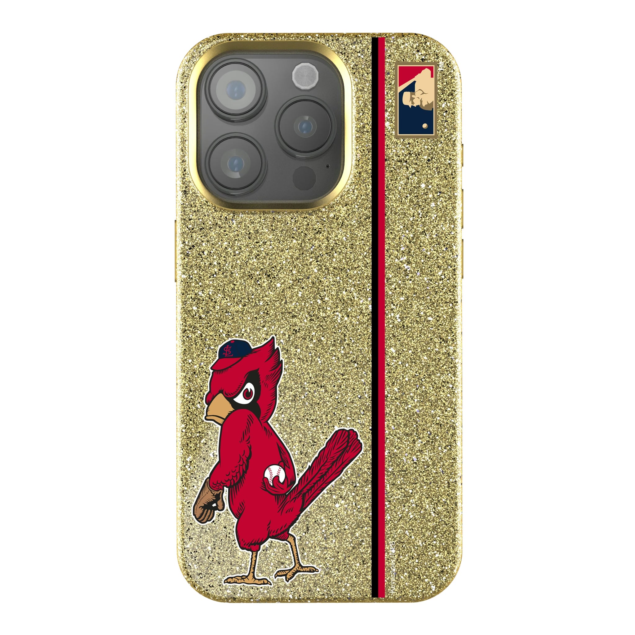 St Louis Cardinals 1950s - Cooperstown Collection Sidebar iPhone Bling Phone Case for Apple iPhone