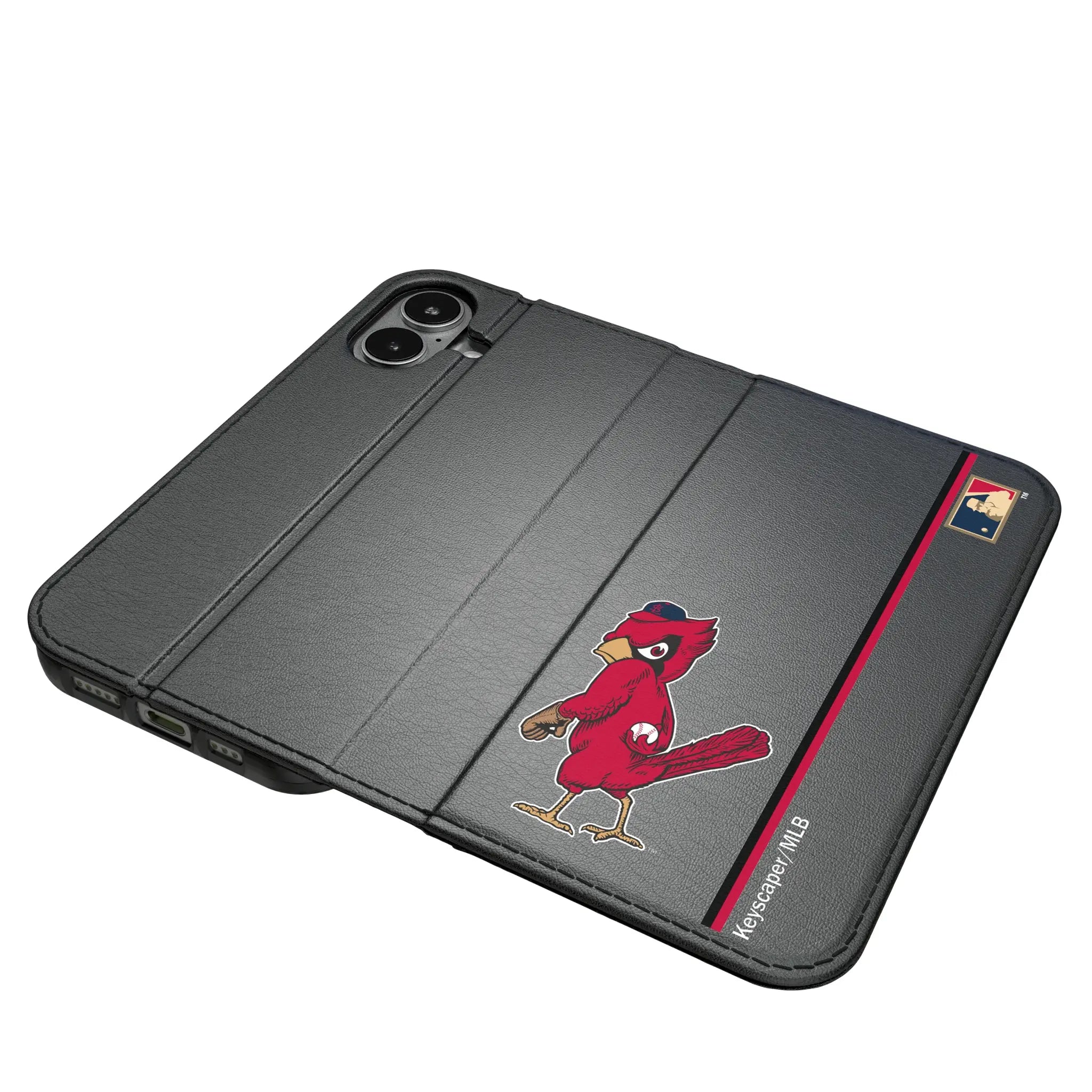 St Louis Cardinals 1950s - Cooperstown Collection Sidebar iPhone Folio Phone Case for Apple iPhone#Device_iPhone 17