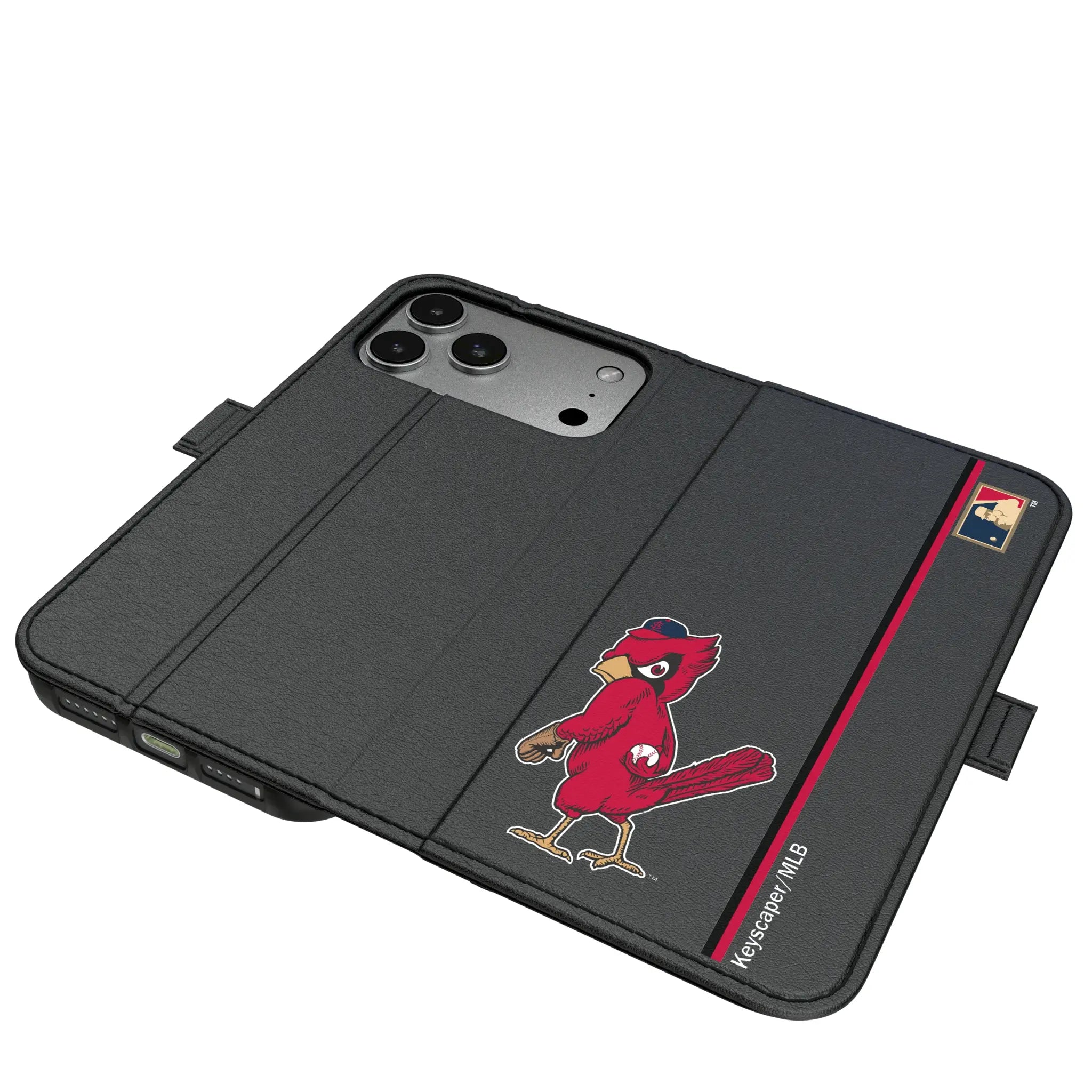 St Louis Cardinals 1950s - Cooperstown Collection Sidebar iPhone Folio Phone Case for Apple iPhone#Device_iPhone 17 Pro Max
