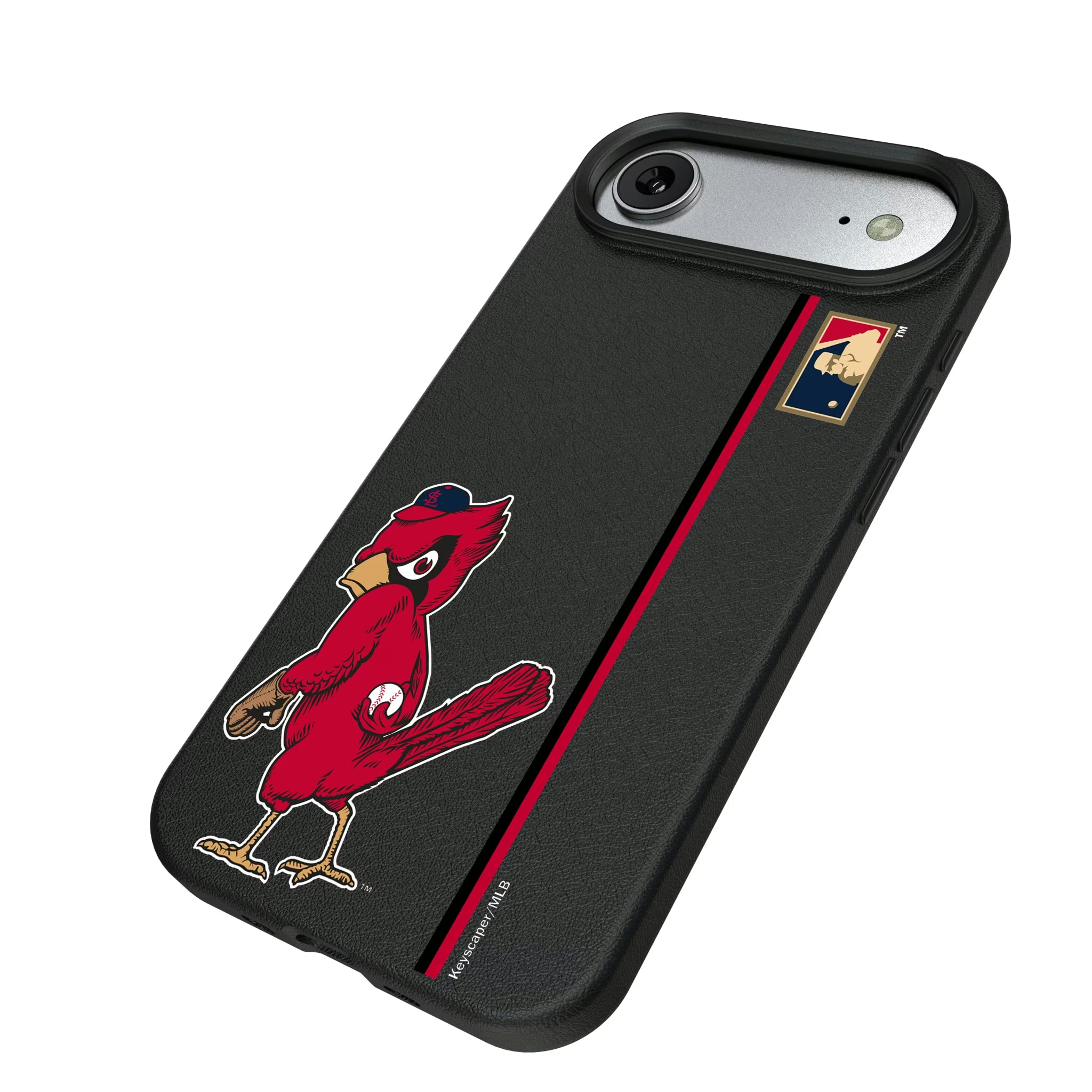 St Louis Cardinals 1950s - Cooperstown Collection Sidebar iPhone MagSafe Compatible Phone Case for Apple iPhone - Isometric View#Device_iPhone Air