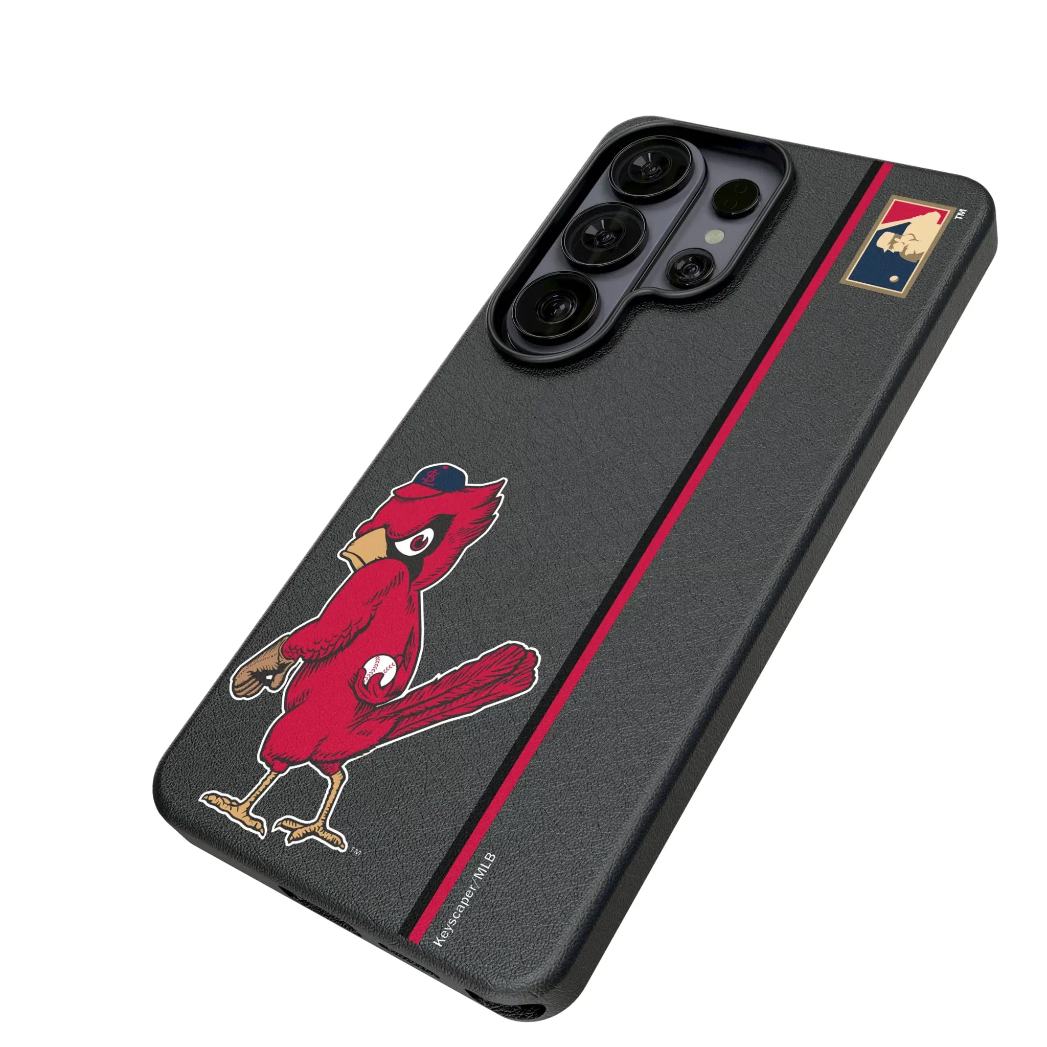 St Louis Cardinals 1950s - Cooperstown Collection Sidebar Galaxy MagSafe Compatible Phone Case for Samsung Galaxy - Isometric View#Device_Galaxy S26 Ultra