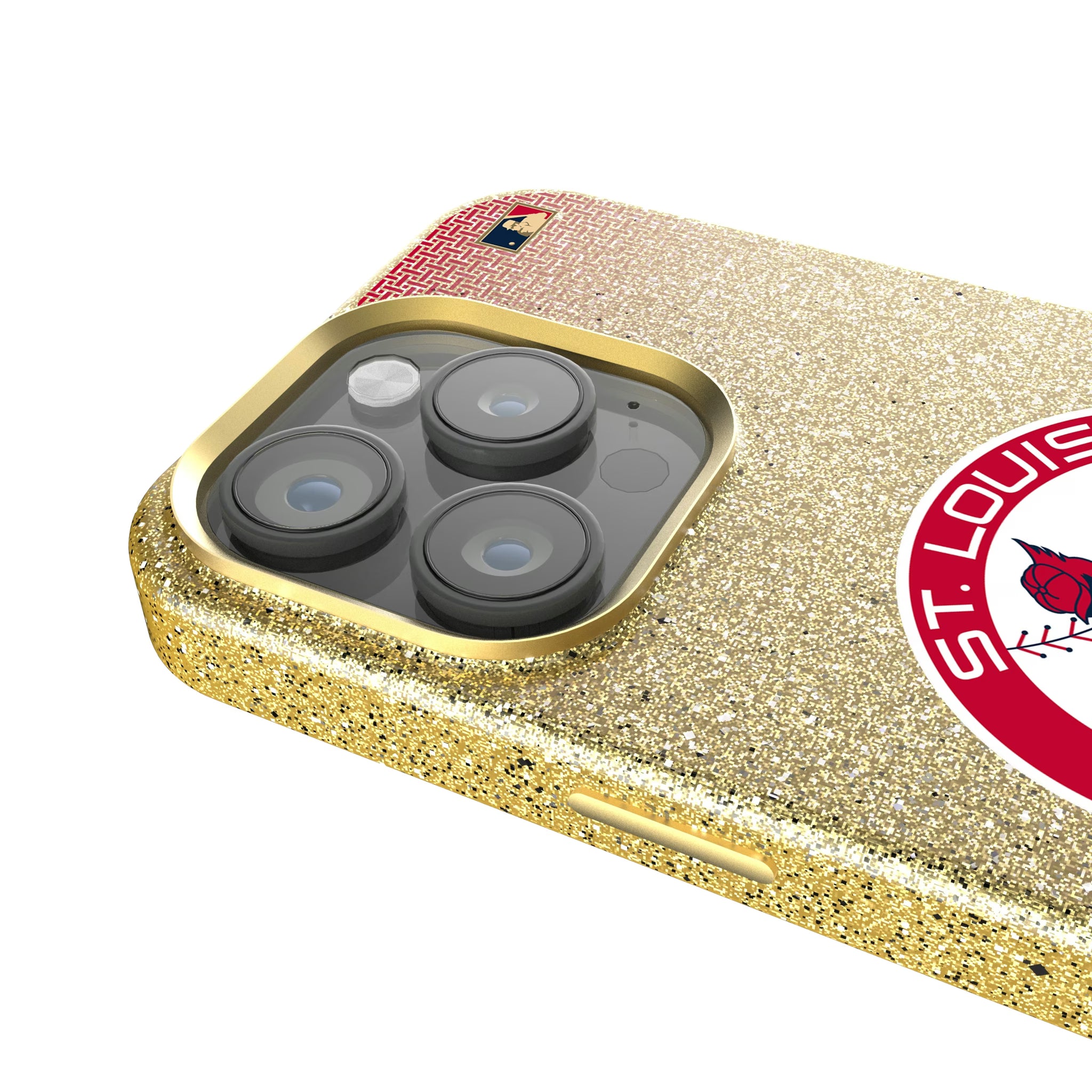 St Louis Cardinals 1966-1997 - Cooperstown Collection Linen iPhone Bling Phone Case for Apple iPhone - Detail