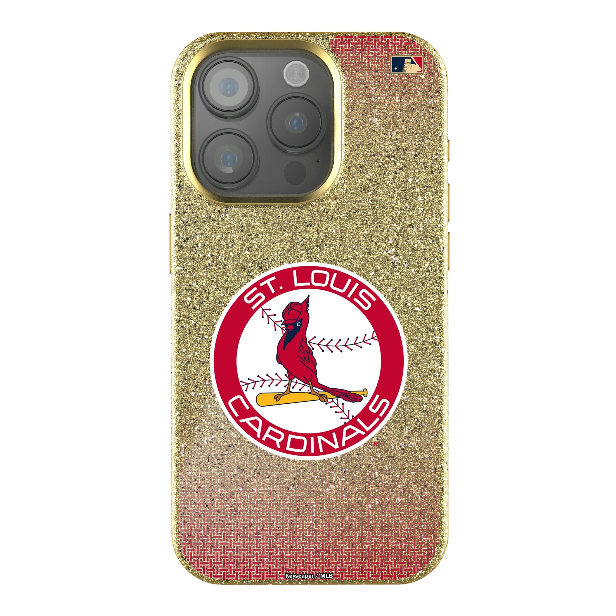 St Louis Cardinals 1966-1997 - Cooperstown Collection Linen iPhone Bling Phone Case for Apple iPhone