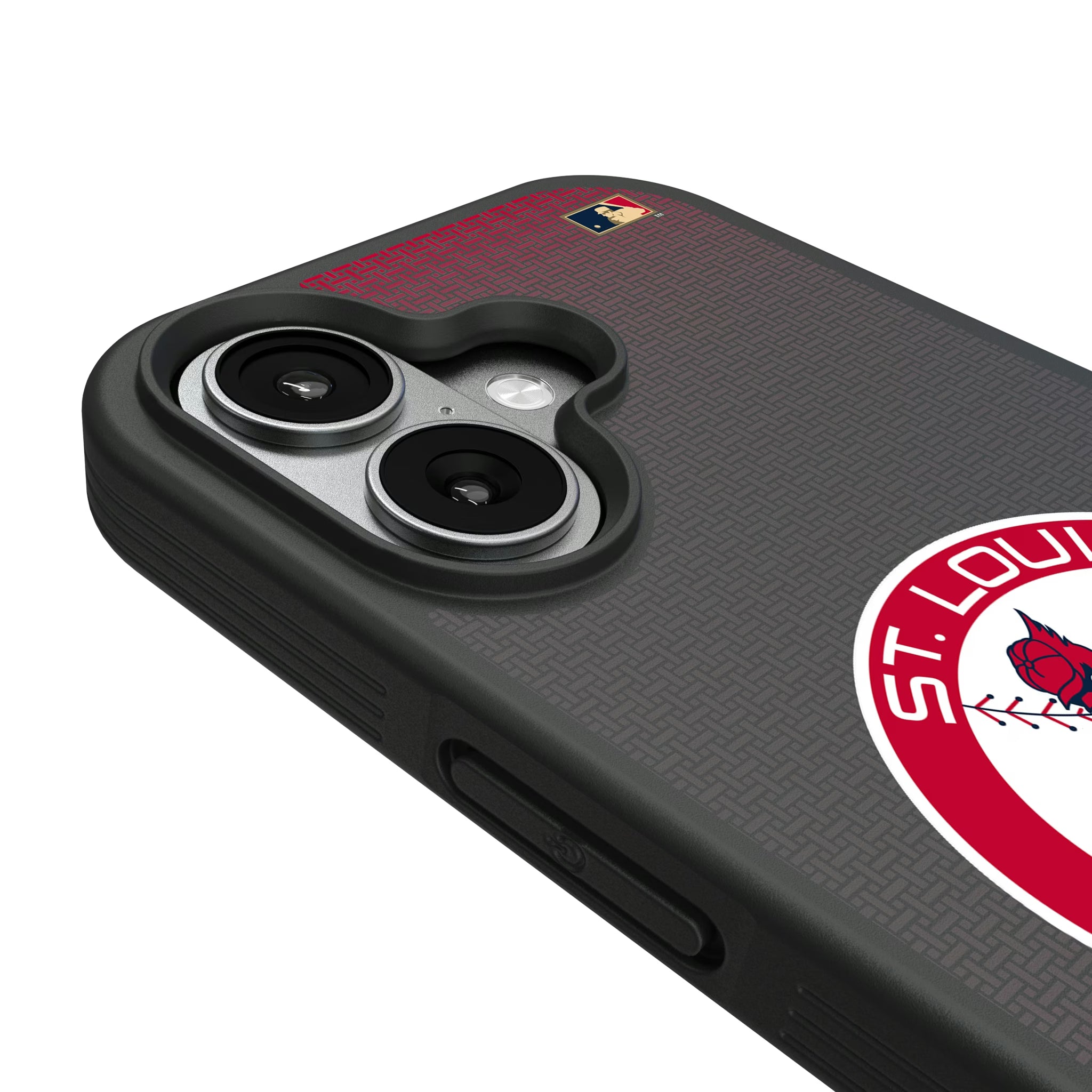 St Louis Cardinals 1966-1997 - Cooperstown Collection Linen iPhone Bump Phone Case for Apple iPhone - Detail#Device_iPhone 17