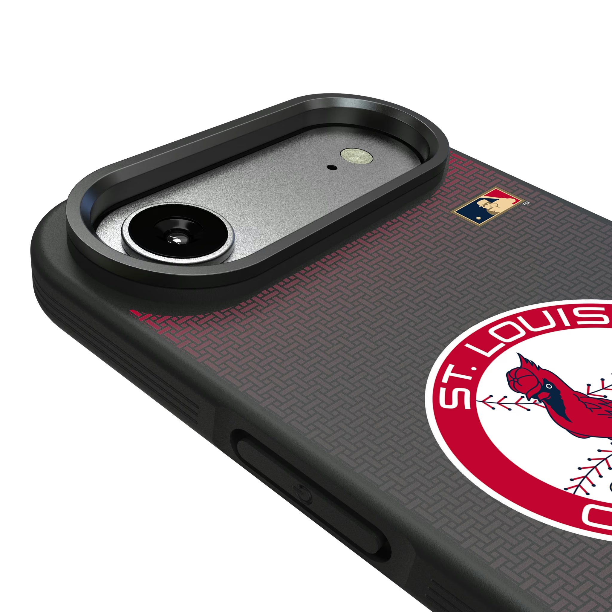 St Louis Cardinals 1966-1997 - Cooperstown Collection Linen iPhone Bump Phone Case for Apple iPhone - Detail#Device_iPhone Air