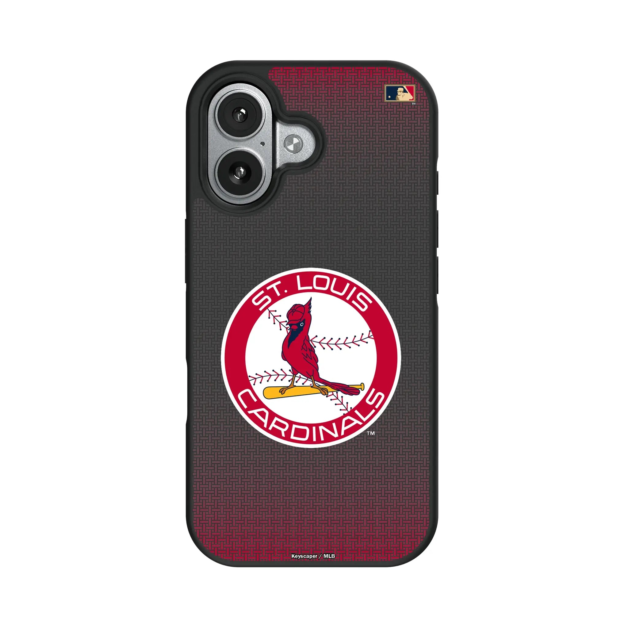 St Louis Cardinals 1966-1997 - Cooperstown Collection Linen iPhone Bump Phone Case for Apple iPhone#Device_iPhone 17