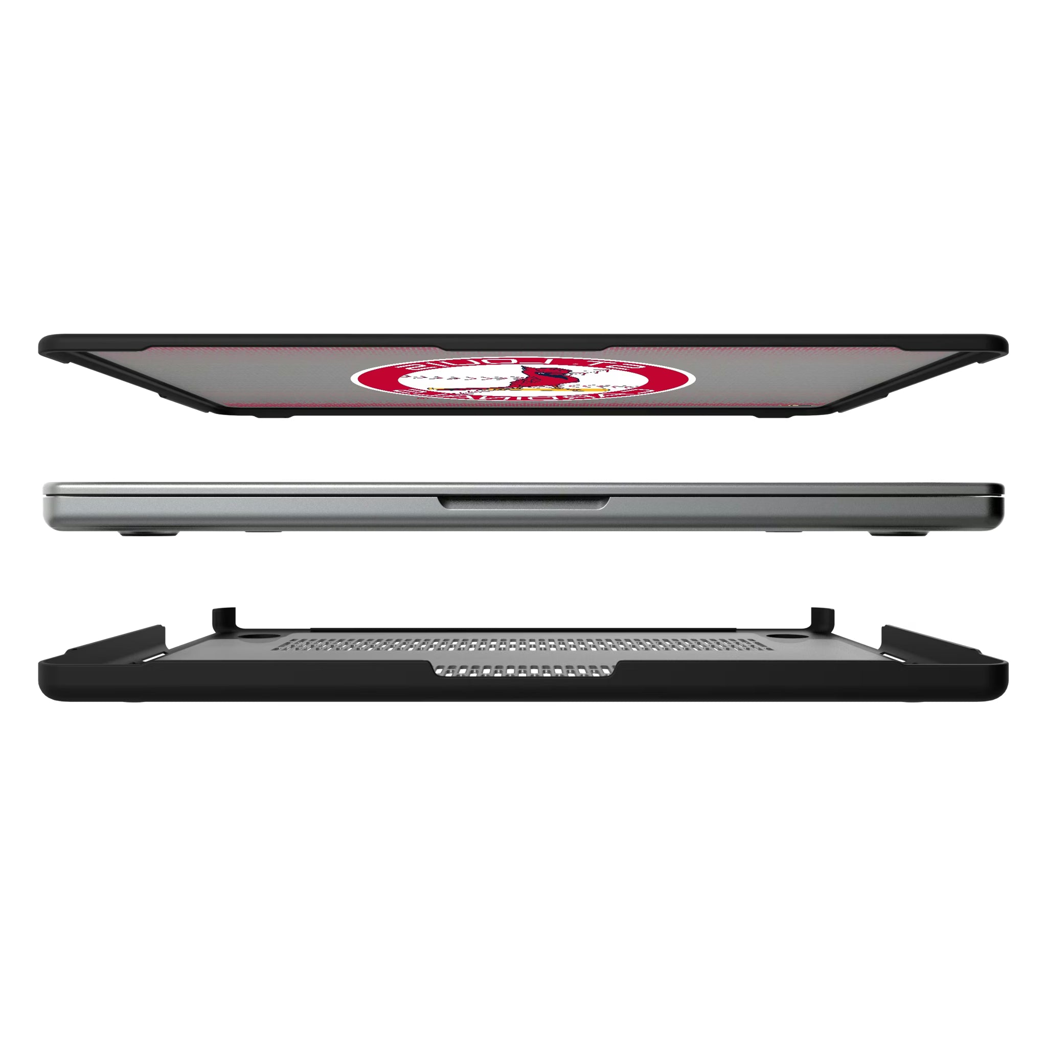 St Louis Cardinals 1966-1997 - Cooperstown Collection Linen MacBook Laptop Case for Apple MacBook#Device_MacBook Pro (14-inch, 2021) / MacBook Pro (14-inch, 2023) / MacBook Pro (14-inch, 2024)