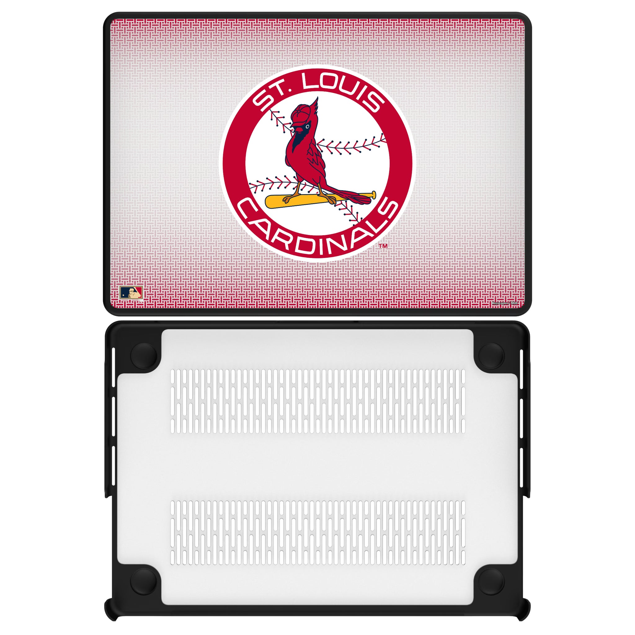 St Louis Cardinals 1966-1997 - Cooperstown Collection Linen MacBook Laptop Case for Apple MacBook#Device_MacBook Pro (14-inch, 2021) / MacBook Pro (14-inch, 2023) / MacBook Pro (14-inch, 2024)