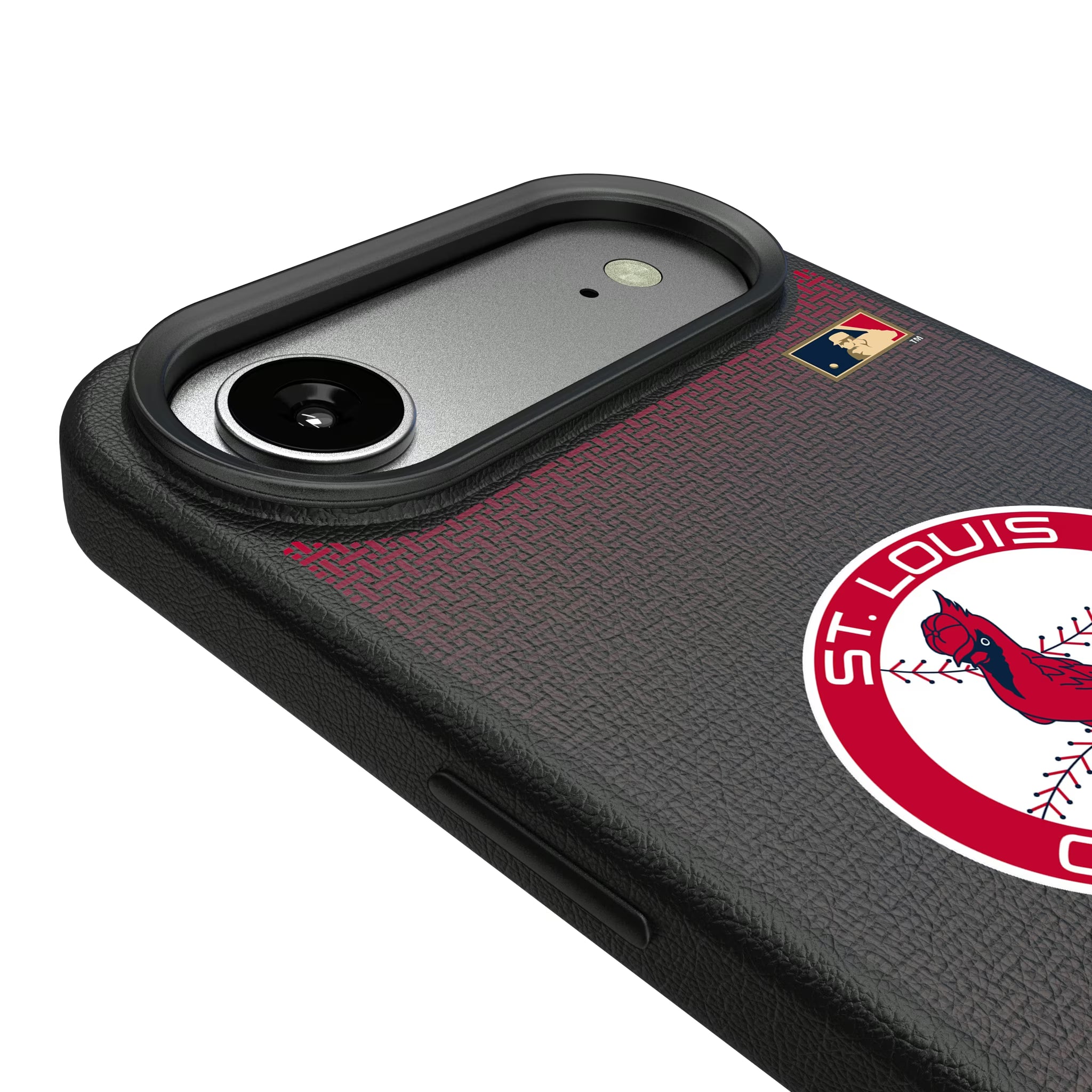 St Louis Cardinals 1966-1997 - Cooperstown Collection Linen iPhone MagSafe Compatible Phone Case for Apple iPhone - Detail#Device_iPhone Air