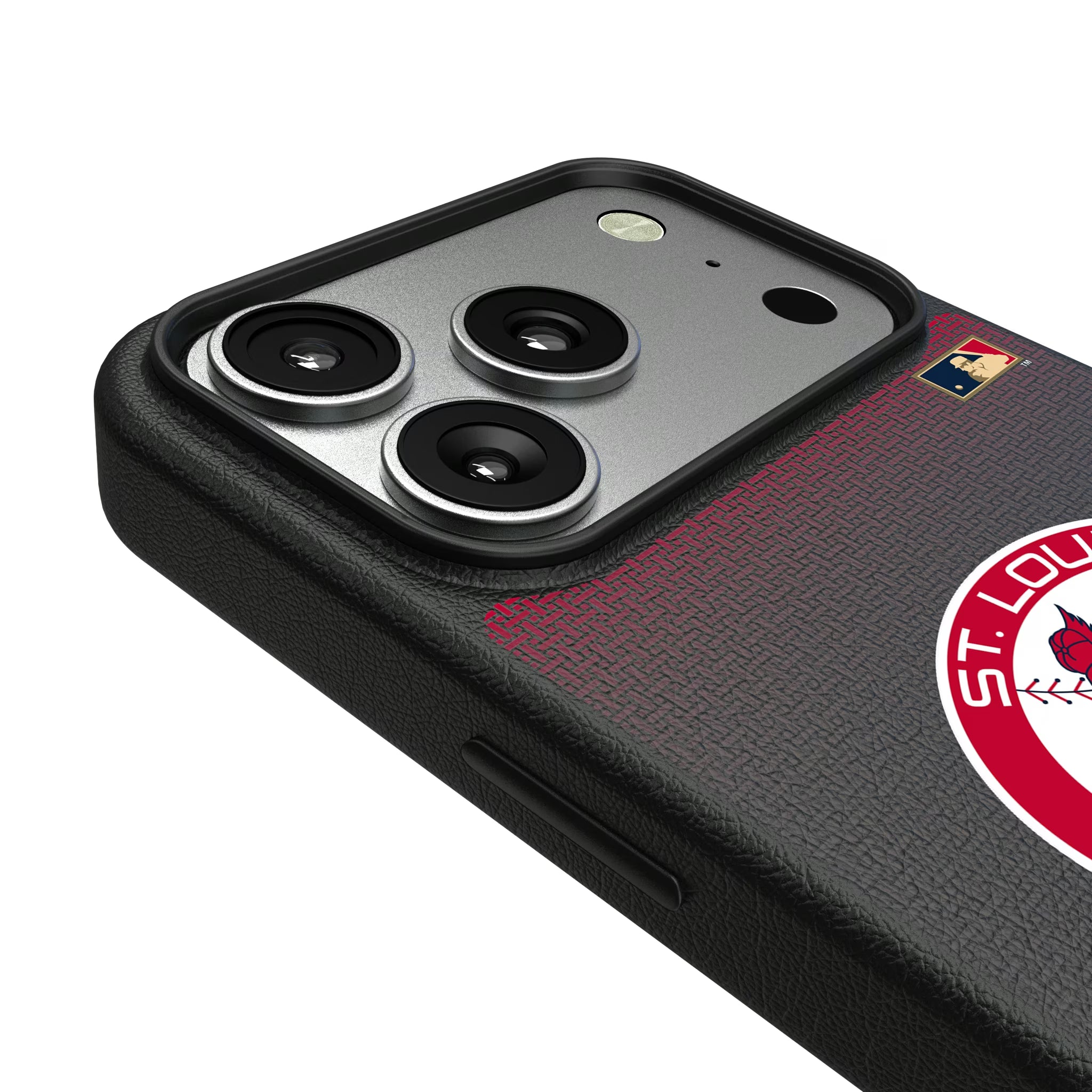 St Louis Cardinals 1966-1997 - Cooperstown Collection Linen iPhone MagSafe Compatible Phone Case for Apple iPhone - Detail#Device_iPhone 17 Pro
