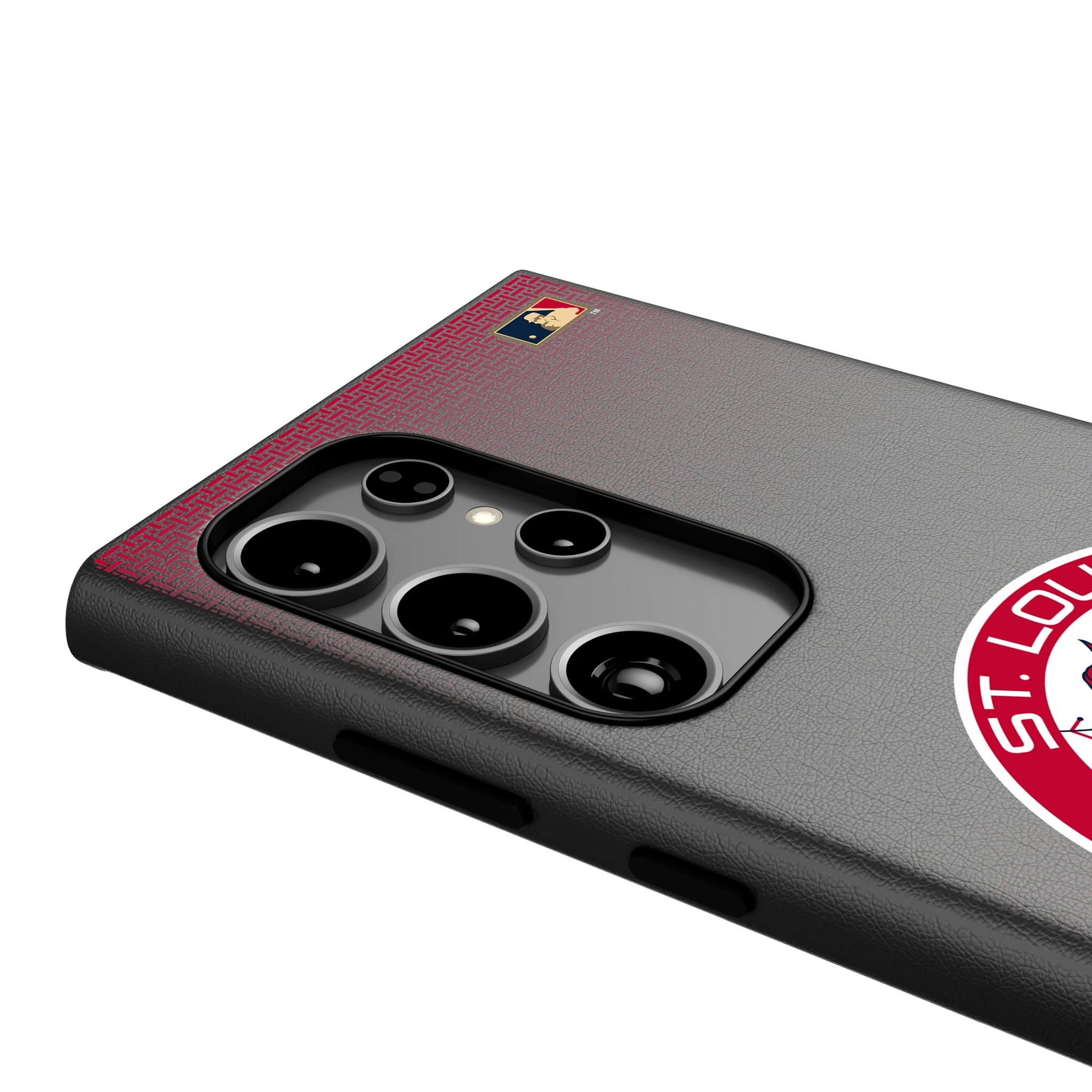 St Louis Cardinals 1966-1997 - Cooperstown Collection Linen Galaxy MagSafe Compatible Phone Case for Samsung Galaxy - Detail