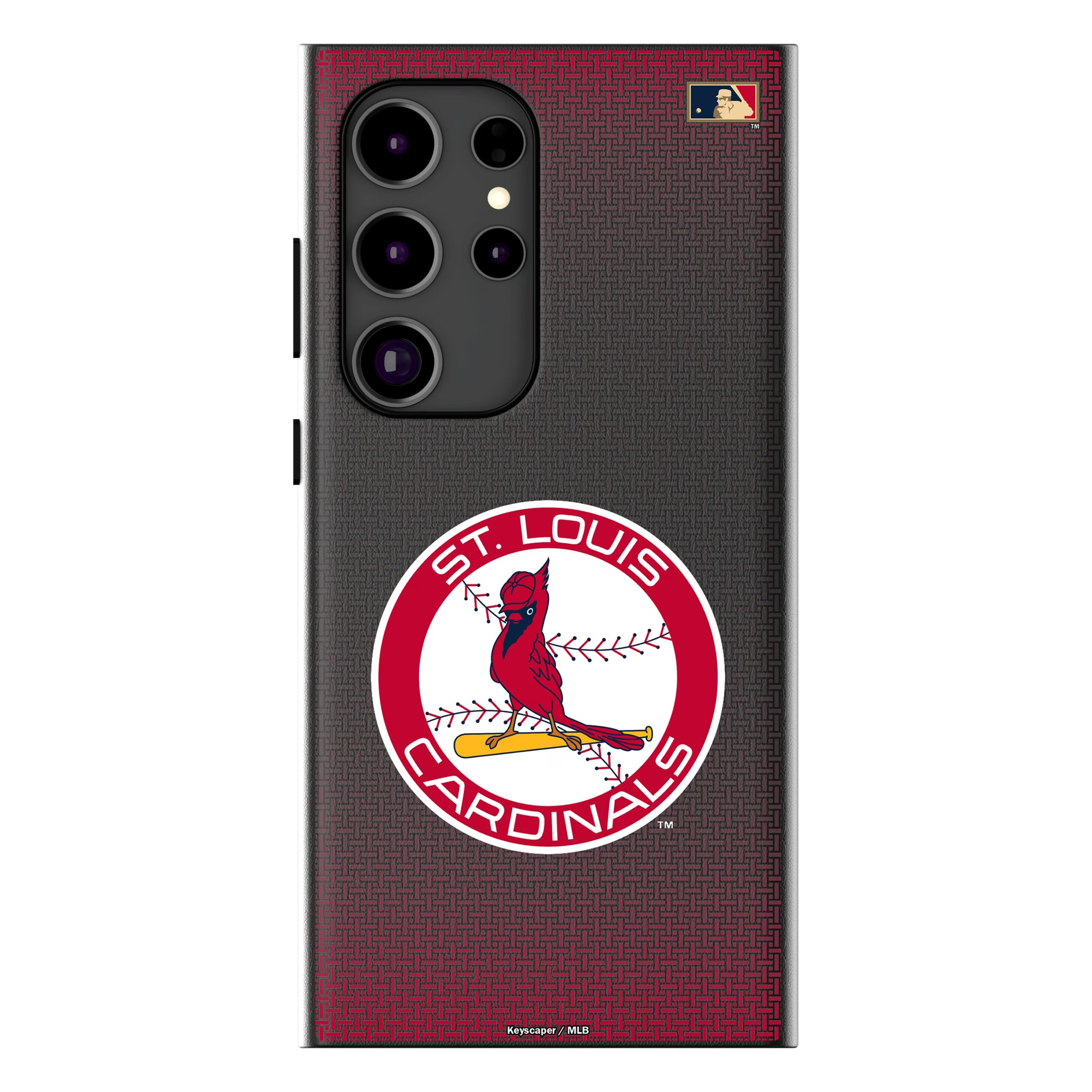 St Louis Cardinals 1966-1997 - Cooperstown Collection Linen Galaxy MagSafe Compatible Phone Case for Samsung Galaxy
