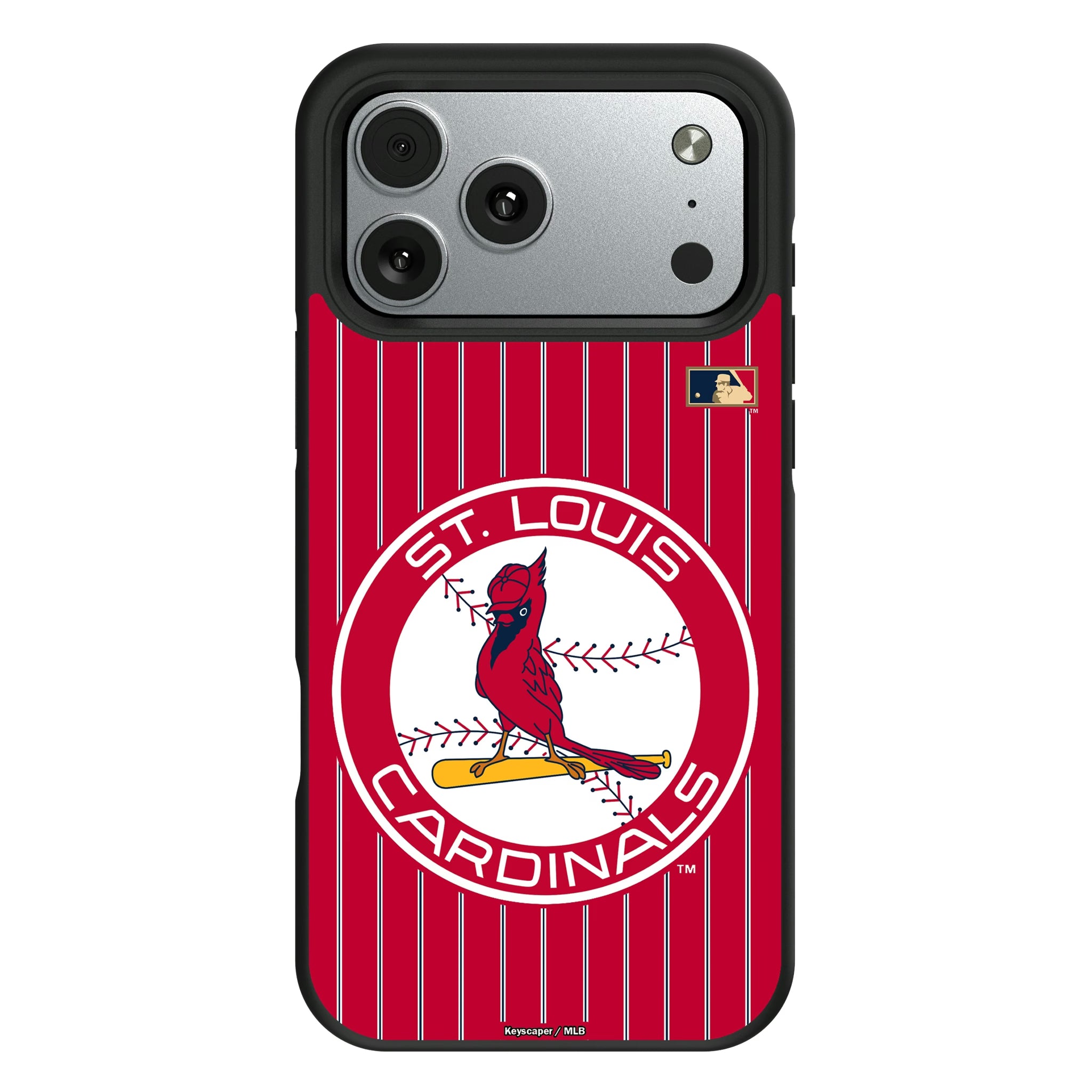 St Louis Cardinals 1966-1997 - Cooperstown Collection Pinstripe iPhone Bump Phone Case for Apple iPhone#Device_iPhone 17 Pro Max