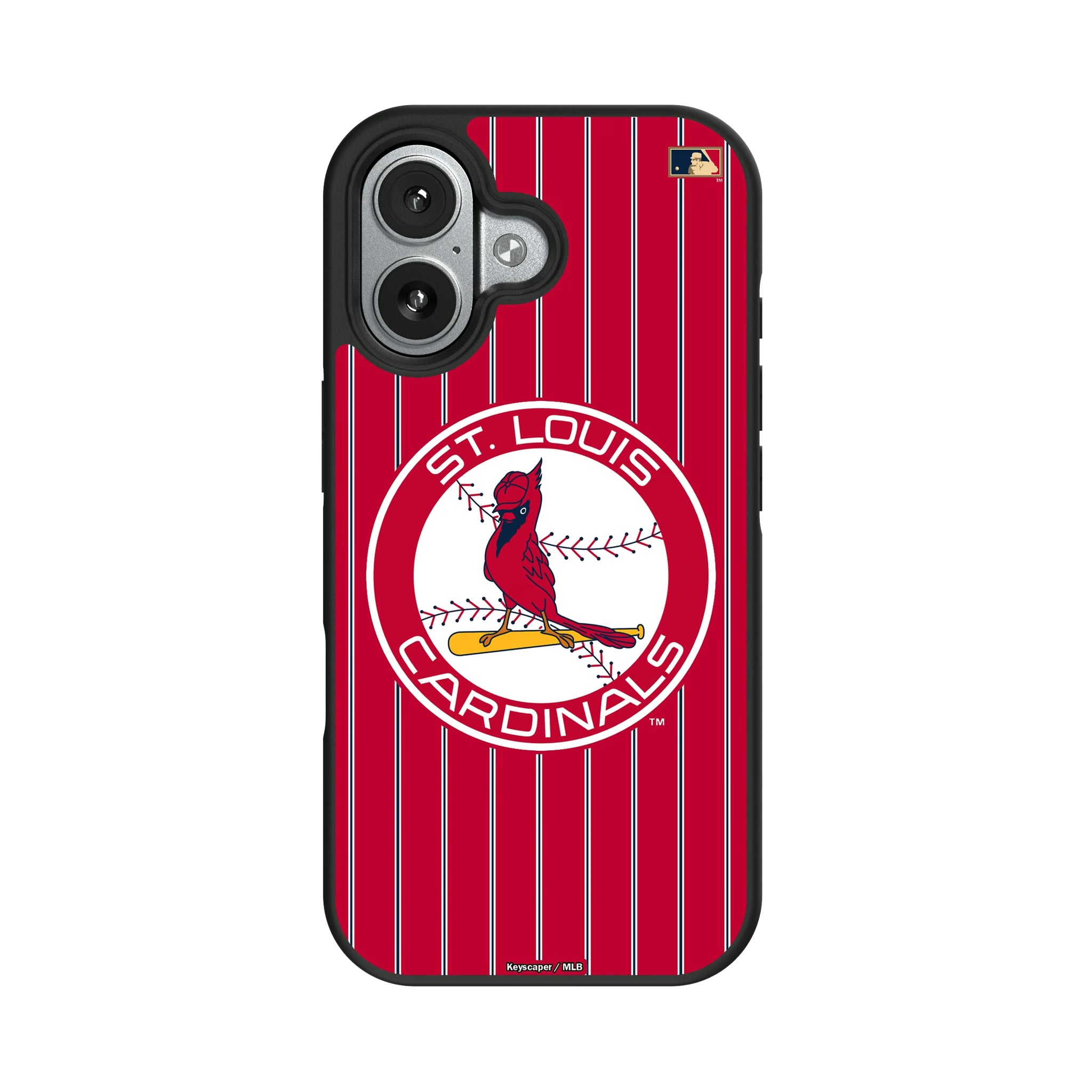 St Louis Cardinals 1966-1997 - Cooperstown Collection Pinstripe iPhone Bump Phone Case for Apple iPhone#Device_iPhone 17