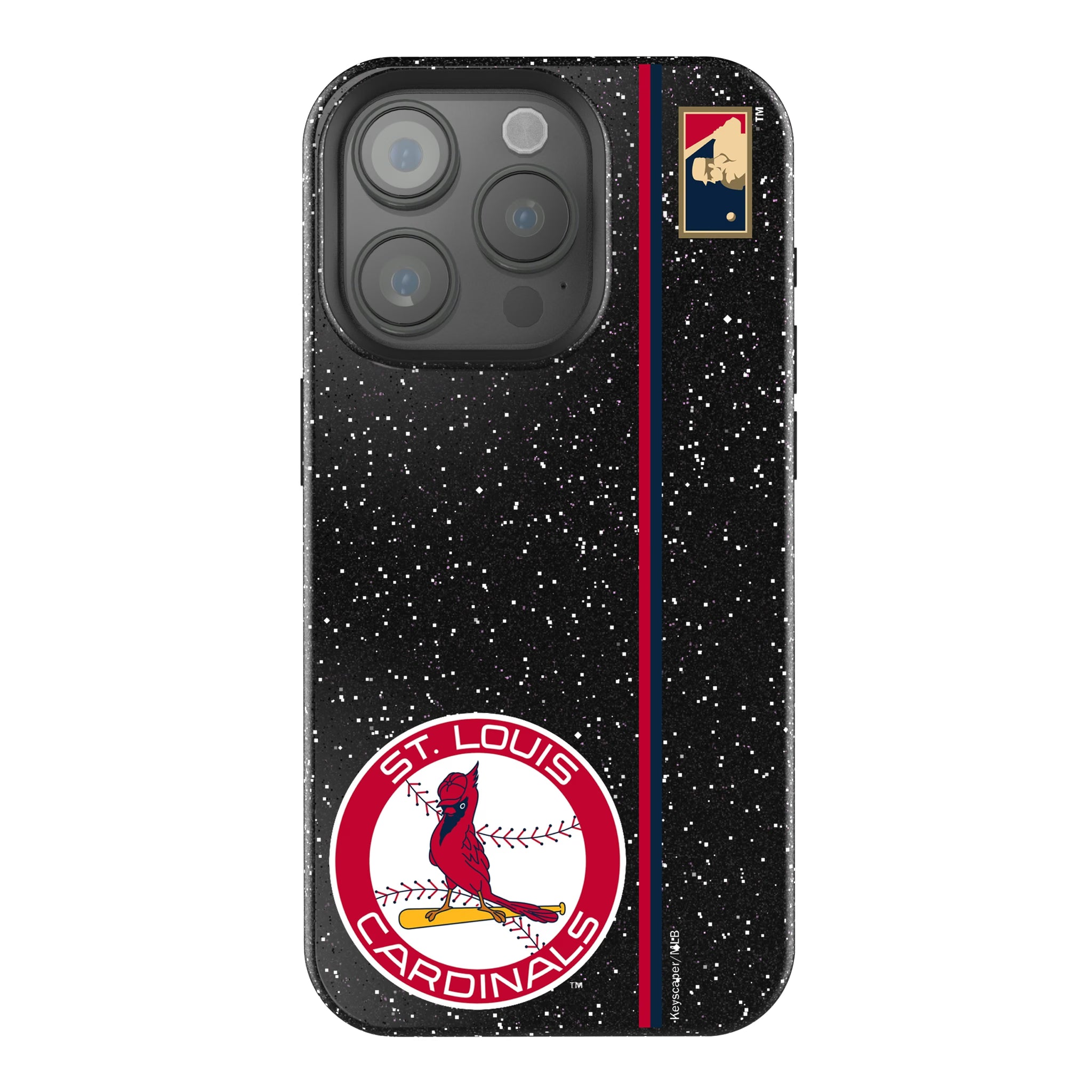 St Louis Cardinals 1966-1997 - Cooperstown Collection Sidebar iPhone Bling Phone Case for Apple iPhone