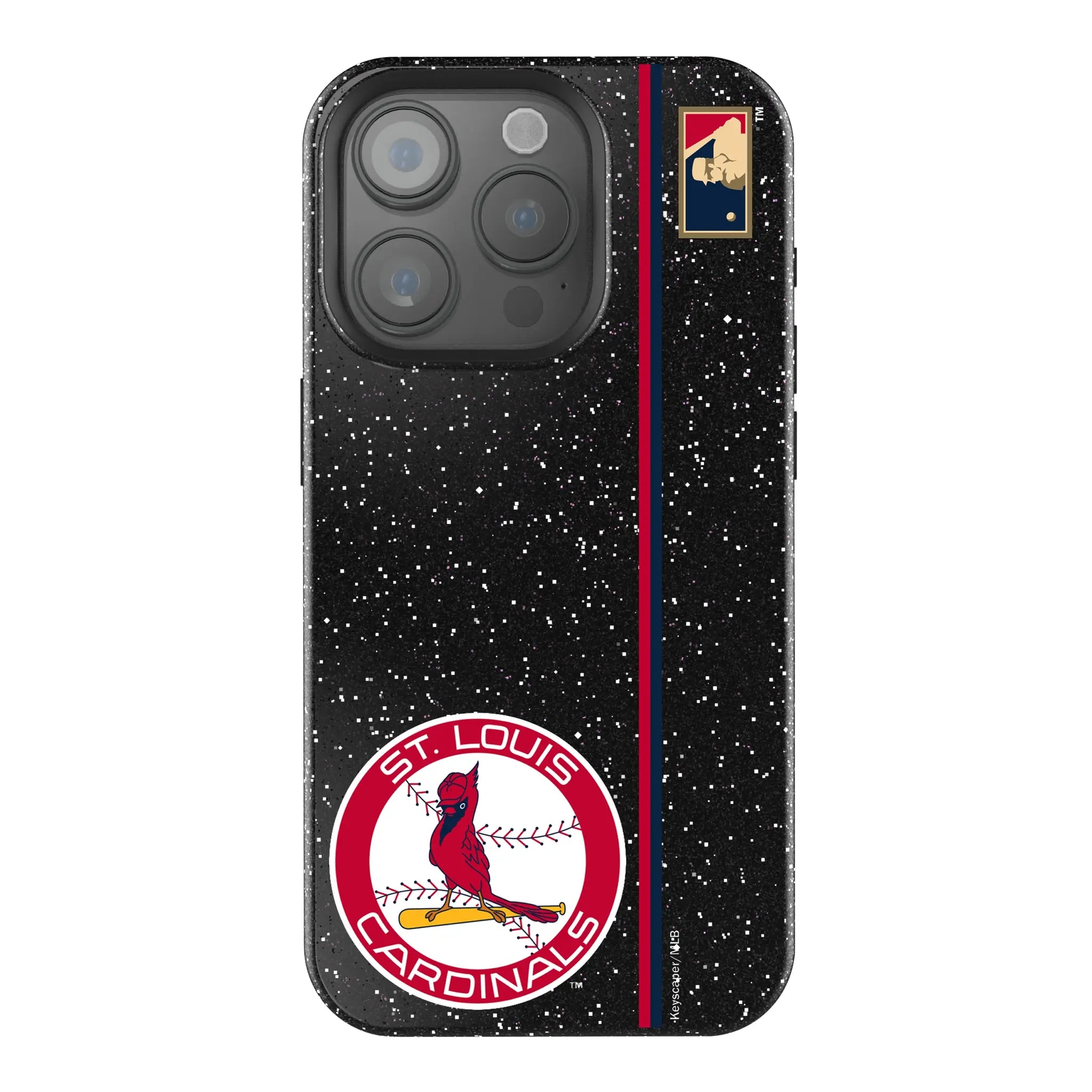 St Louis Cardinals 1966-1997 - Cooperstown Collection Sidebar iPhone Bling Phone Case for Apple iPhone