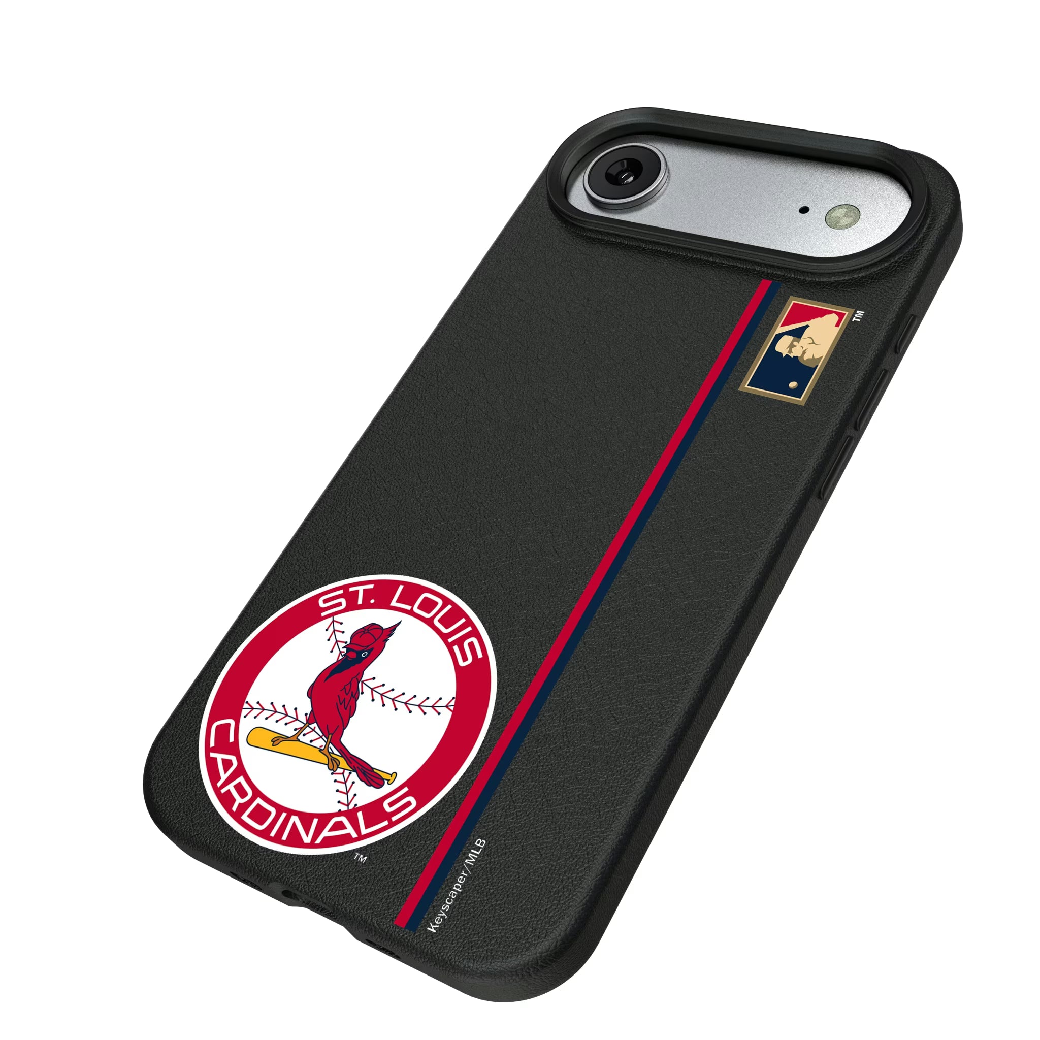 St Louis Cardinals 1966-1997 - Cooperstown Collection Sidebar iPhone MagSafe Compatible Phone Case for Apple iPhone - Isometric View#Device_iPhone Air