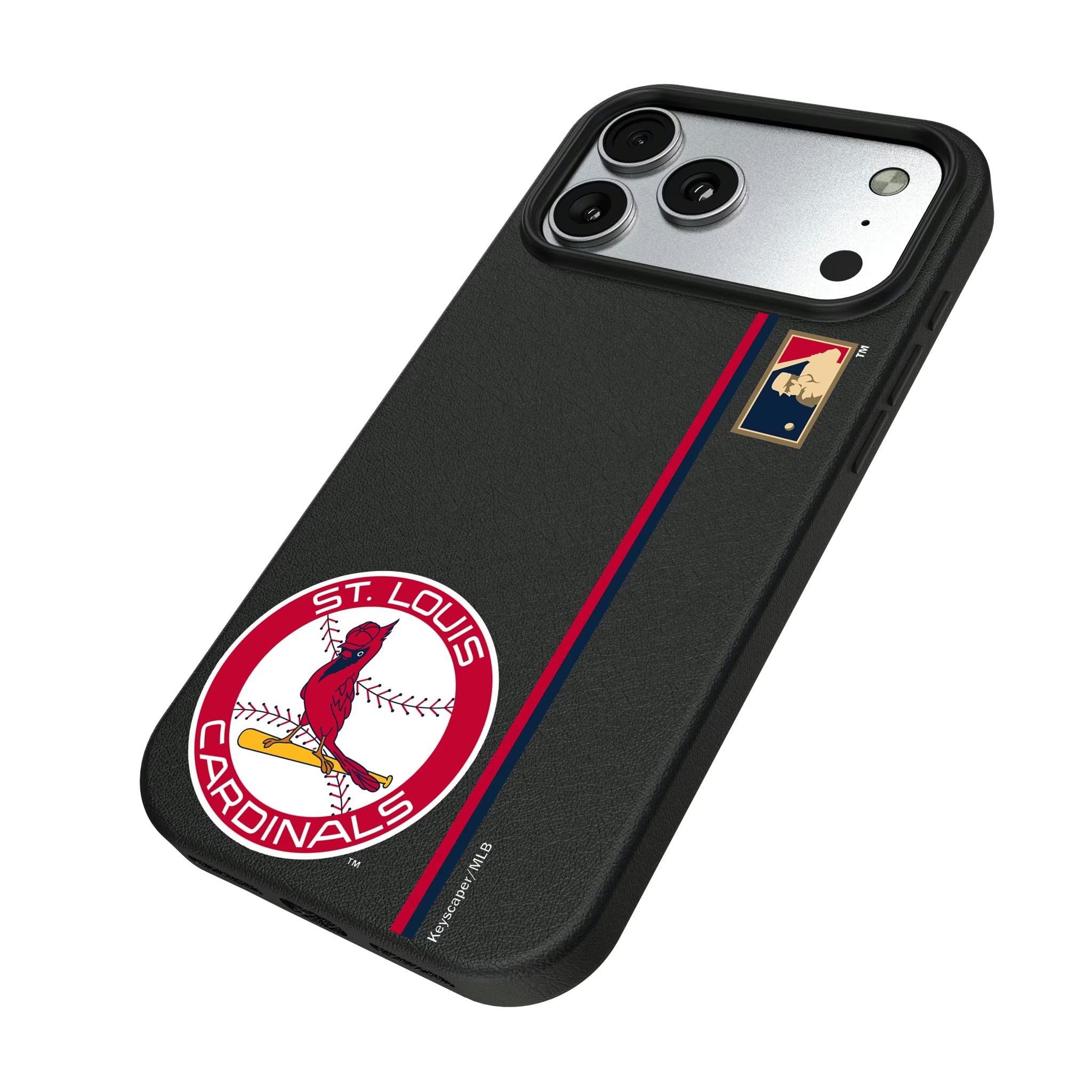 St Louis Cardinals 1966-1997 - Cooperstown Collection Sidebar iPhone MagSafe Compatible Phone Case for Apple iPhone - Isometric View#Device_iPhone 17 Pro Max