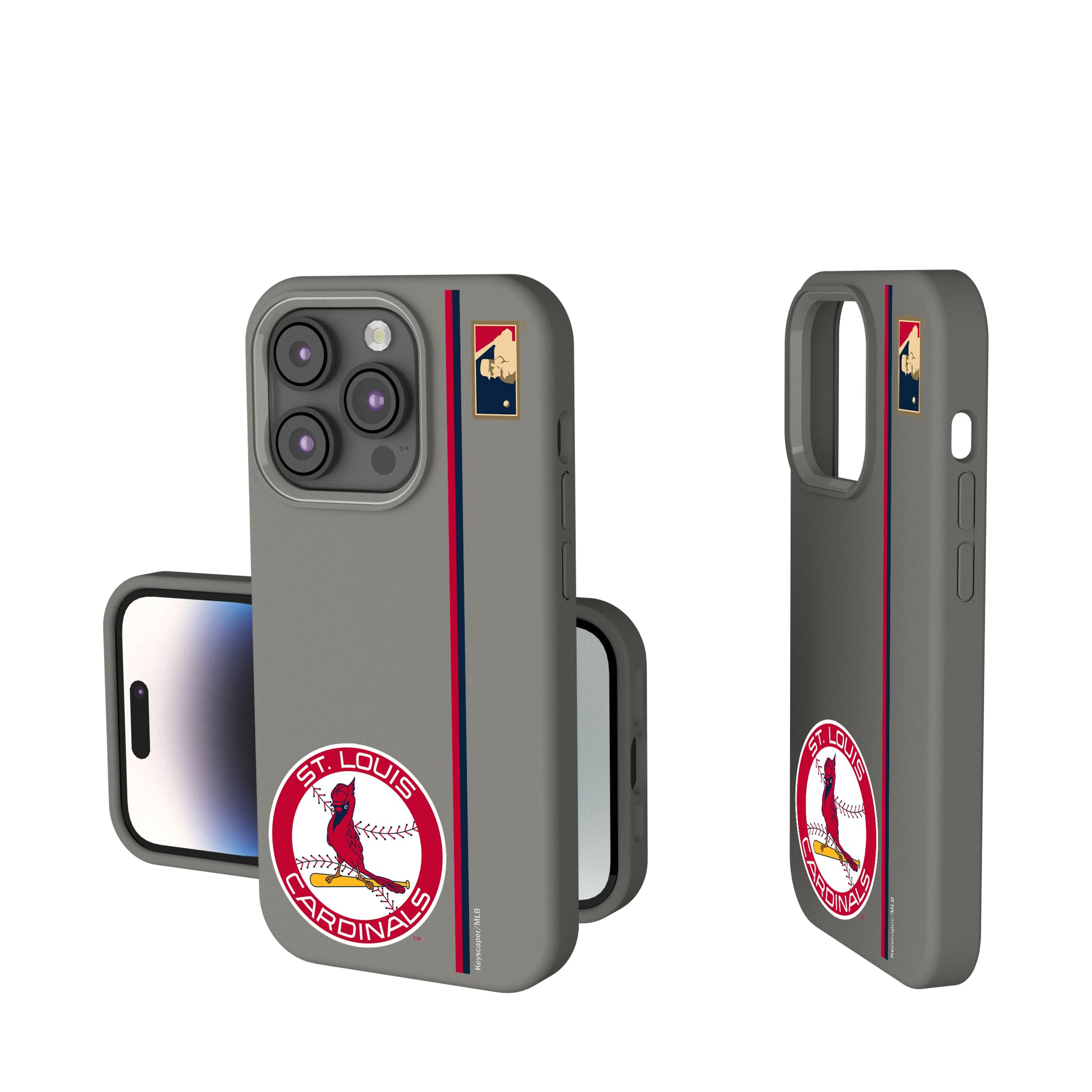 St Louis Cardinals 1966-1997 - Cooperstown Collection Sidebar iPhone Soft Touch Phone Case for Apple iPhone
