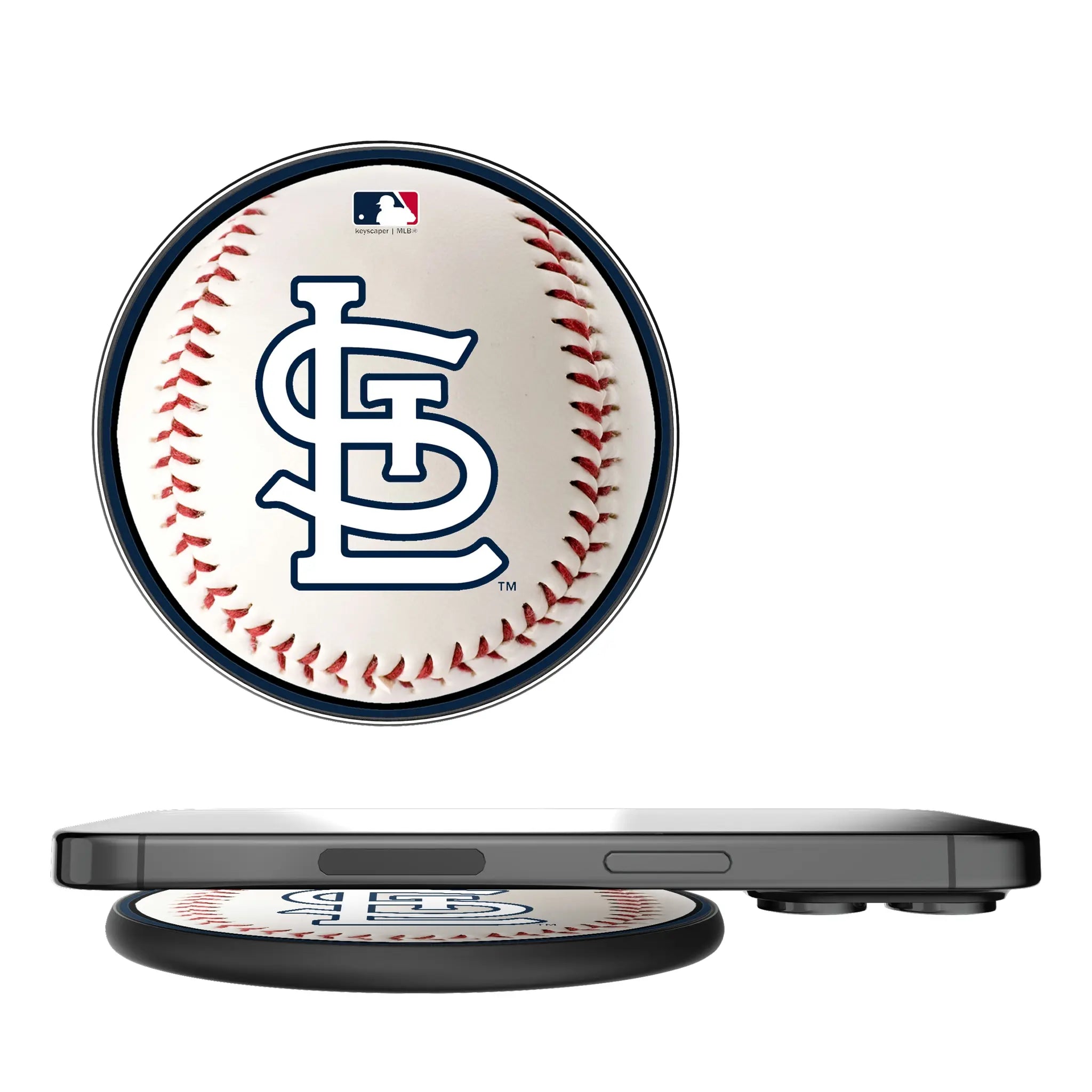 St Louis Cardinals Baseball 15-Watt Wireless Charger