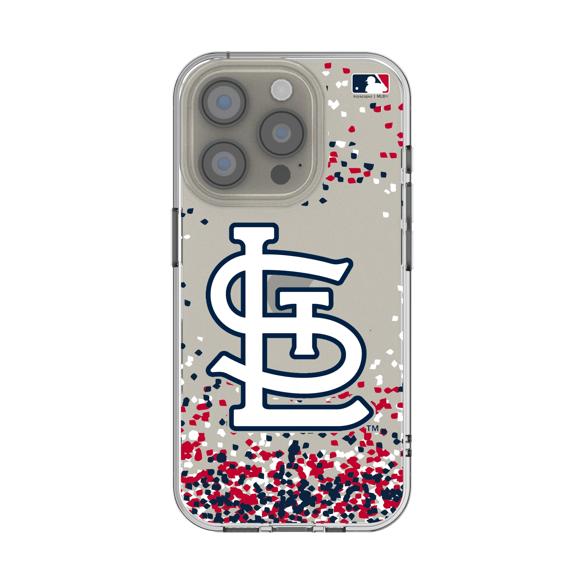 St Louis Cardinals Confetti iPhone Clear Phone Case for Apple iPhone