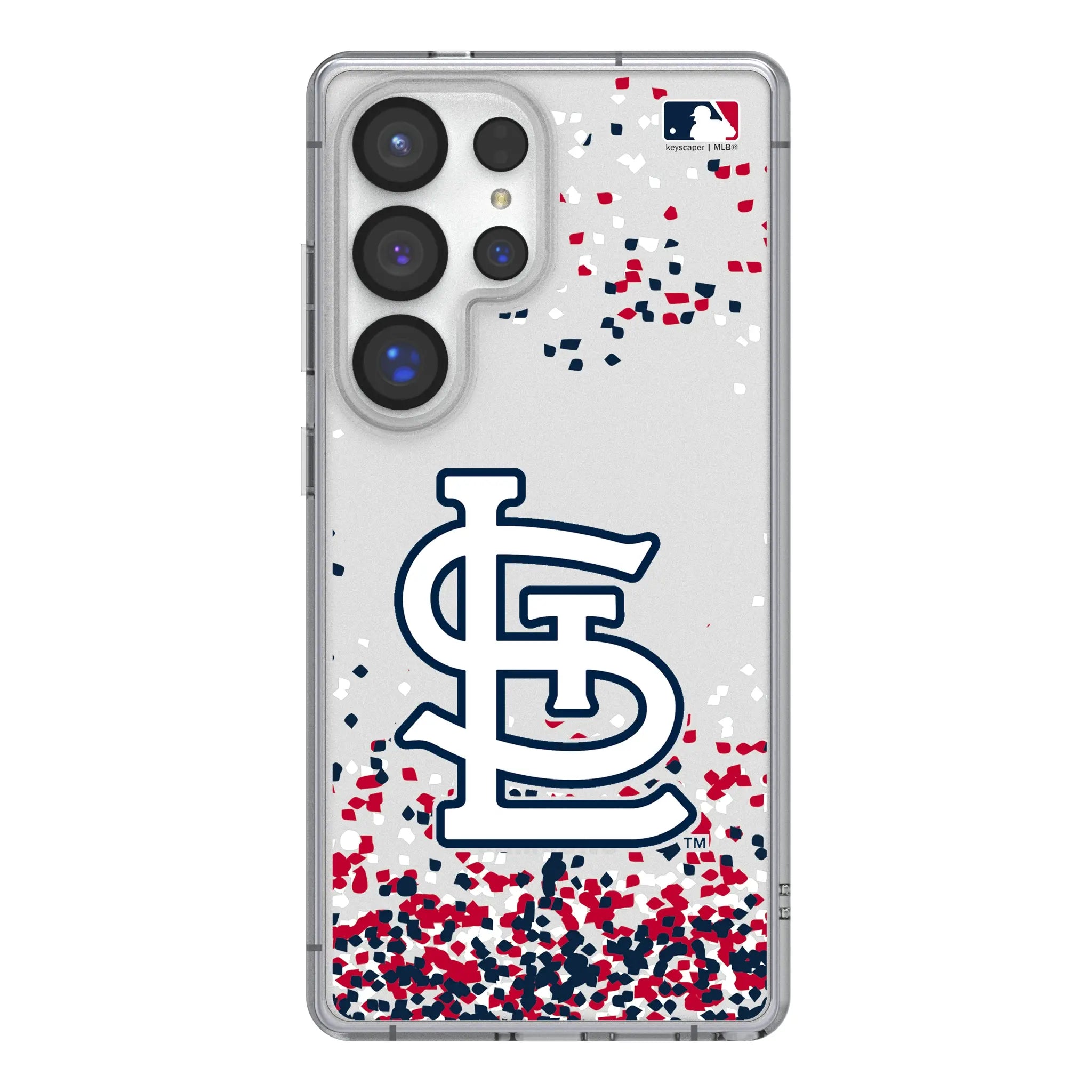 St Louis Cardinals Confetti Galaxy Clear Phone Case for Samsung Galaxy#Device_Galaxy S25 Ultra