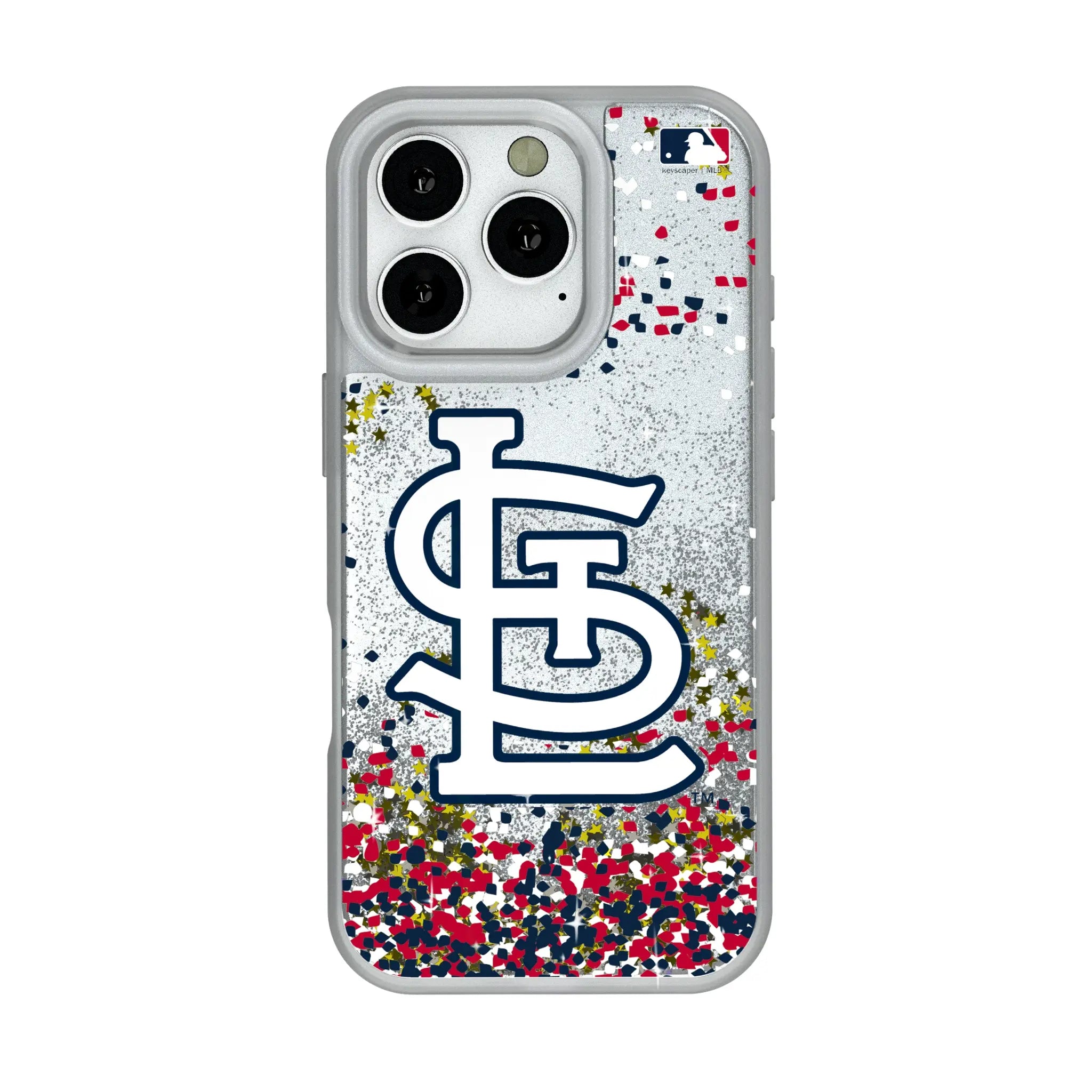 St Louis Cardinals Confetti iPhone Glitter Phone Case for Apple iPhone