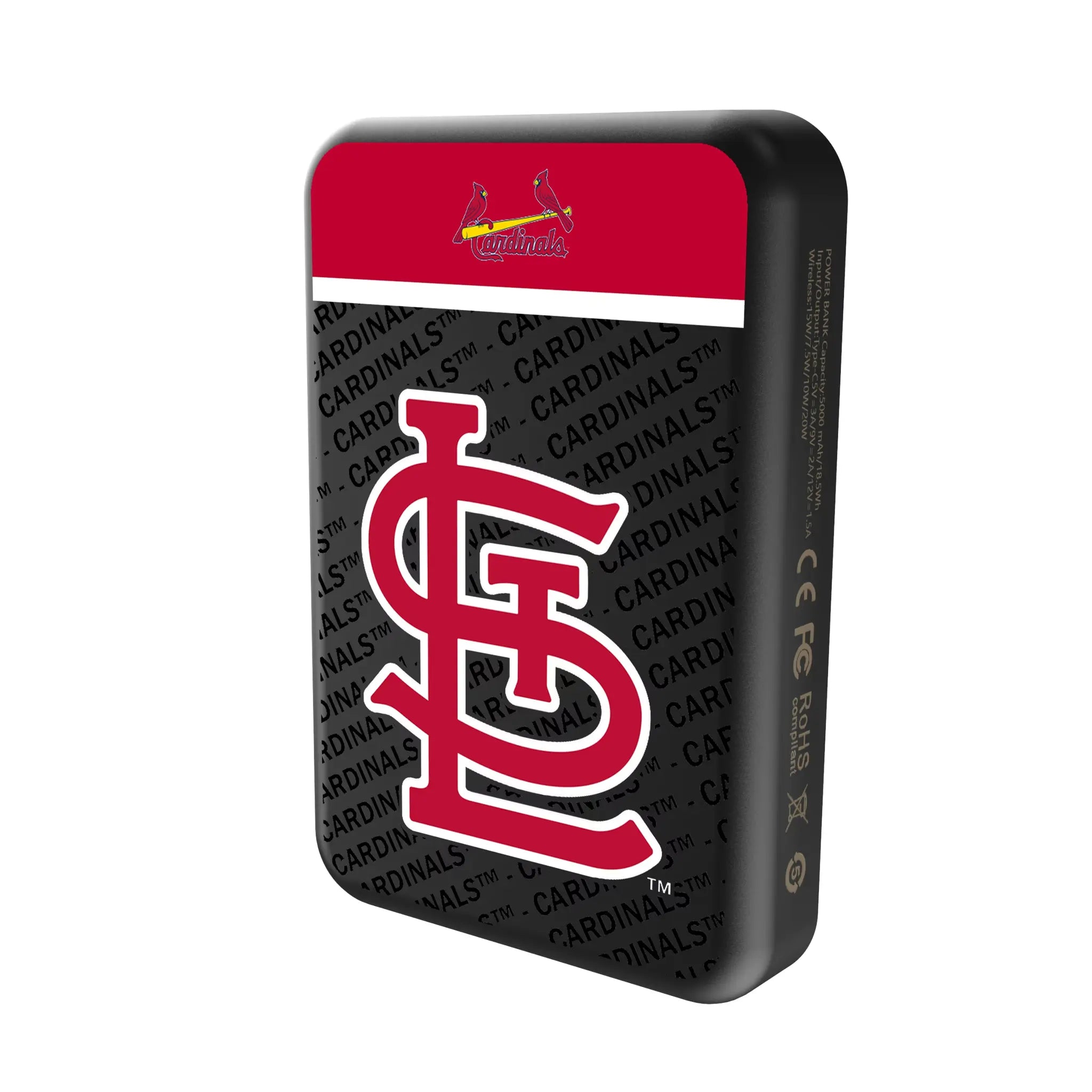 St Louis Cardinals Endzone Plus Wireless Mag Power Bank