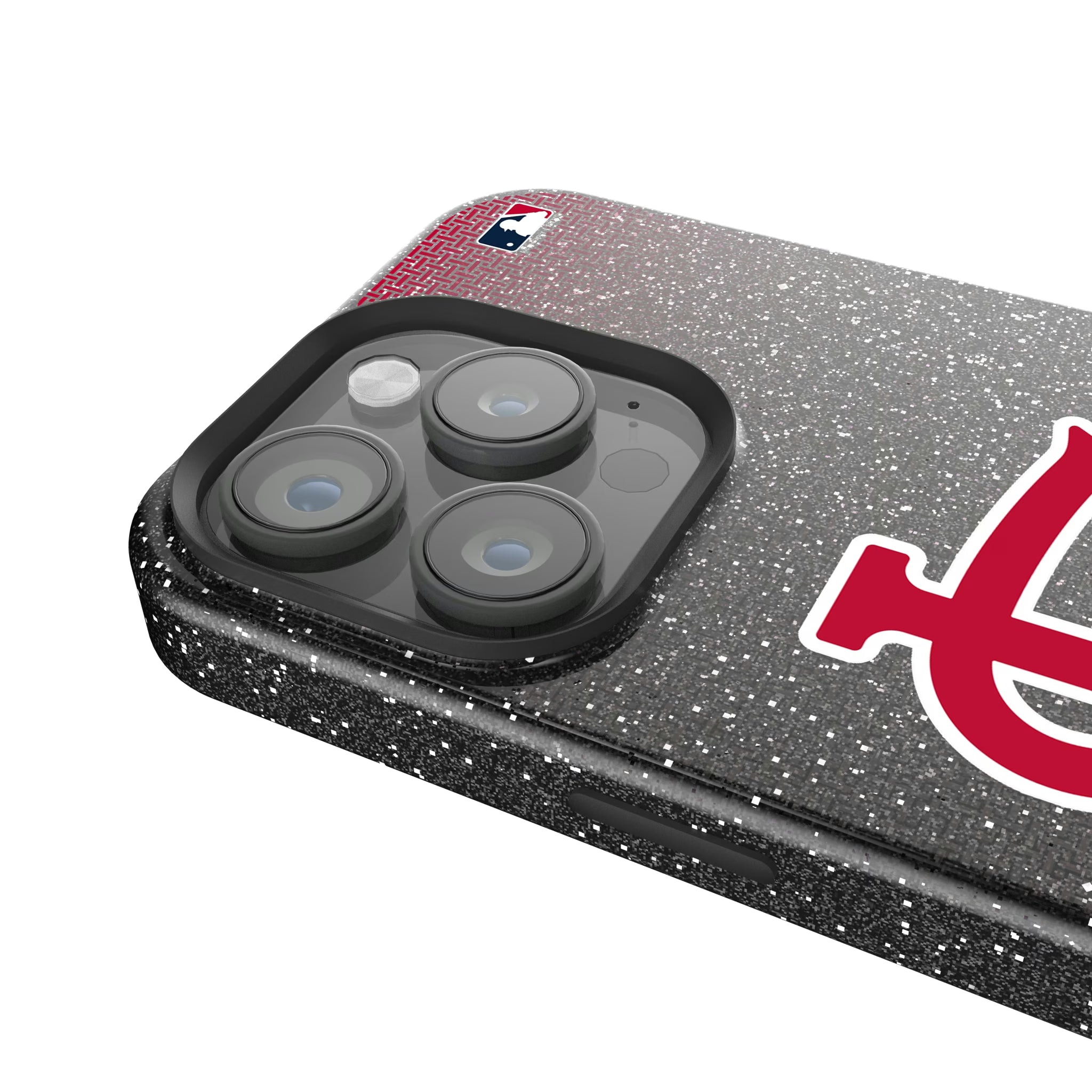 St Louis Cardinals Linen iPhone Bling Phone Case for Apple iPhone - Detail