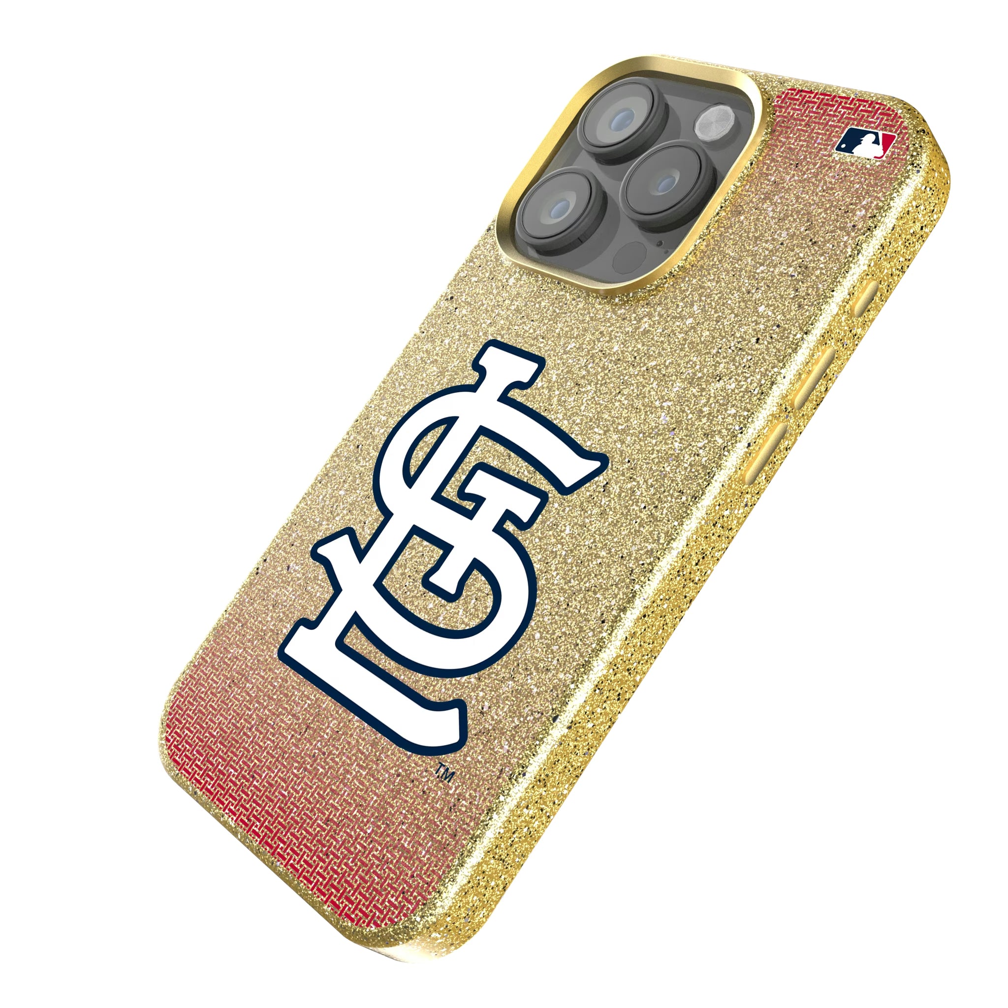 St Louis Cardinals Linen iPhone Bling Phone Case for Apple iPhone - Isometric View