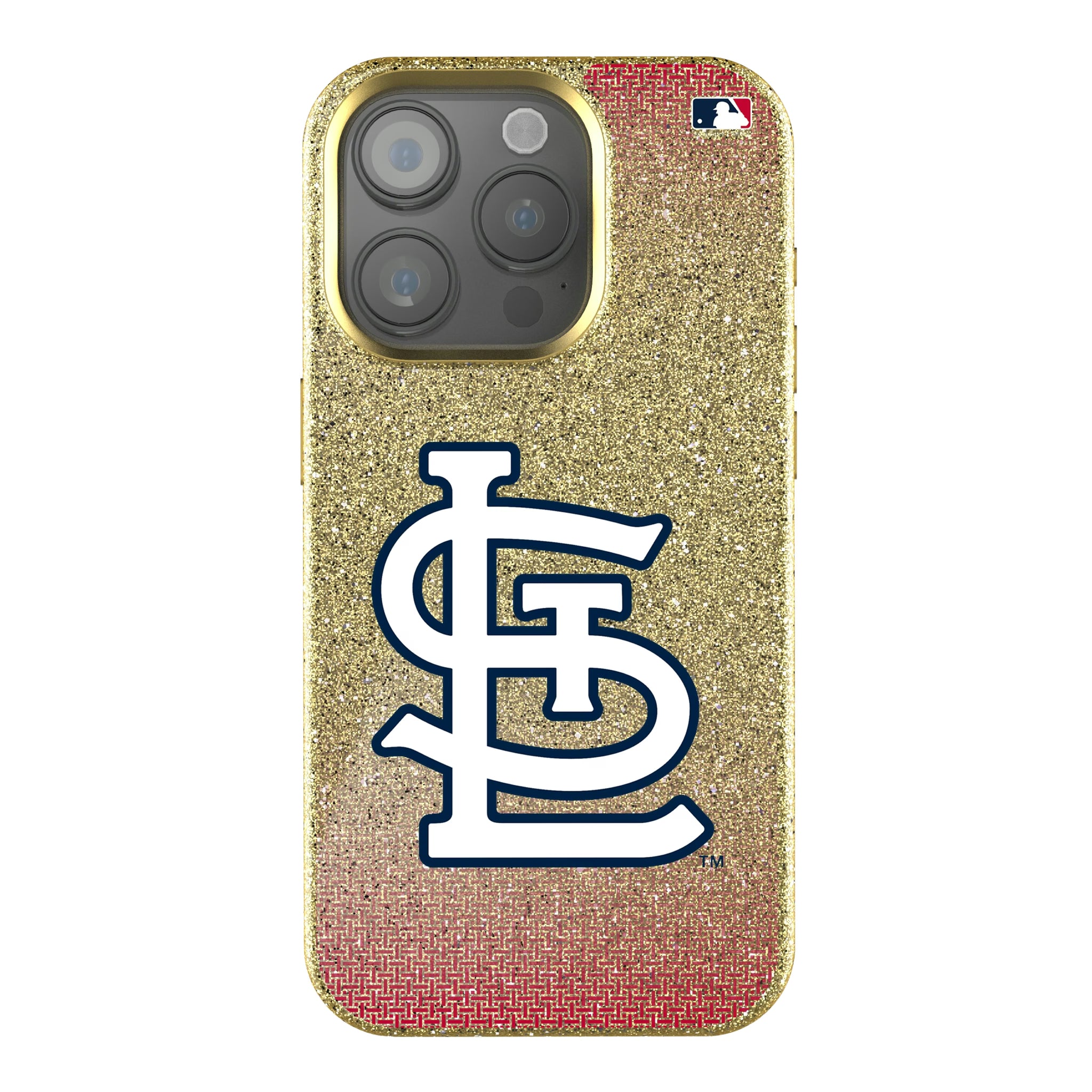 St Louis Cardinals Linen iPhone Bling Phone Case for Apple iPhone