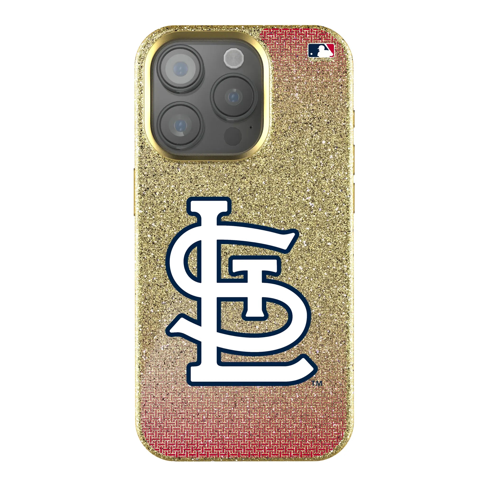 St Louis Cardinals Linen iPhone Bling Phone Case for Apple iPhone