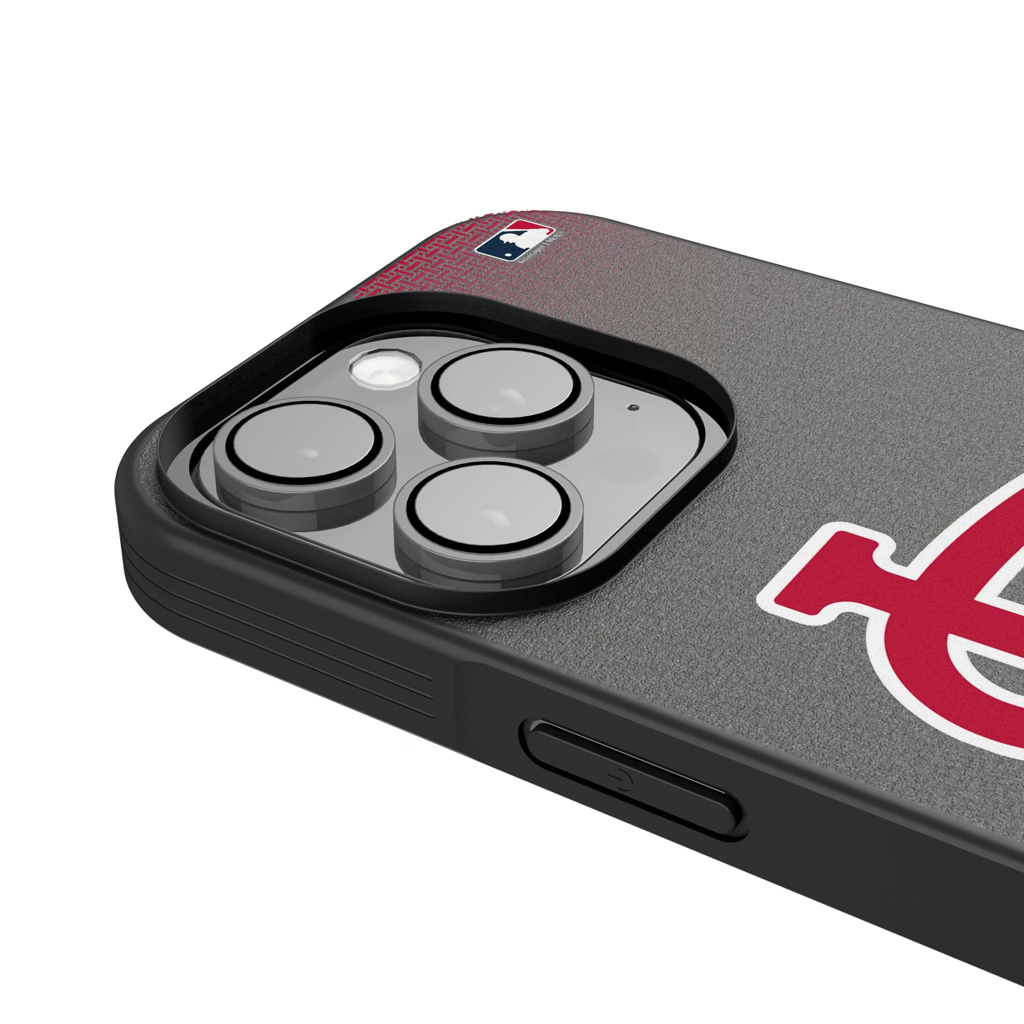 St Louis Cardinals Linen iPhone Bump Phone Case for Apple iPhone - Detail